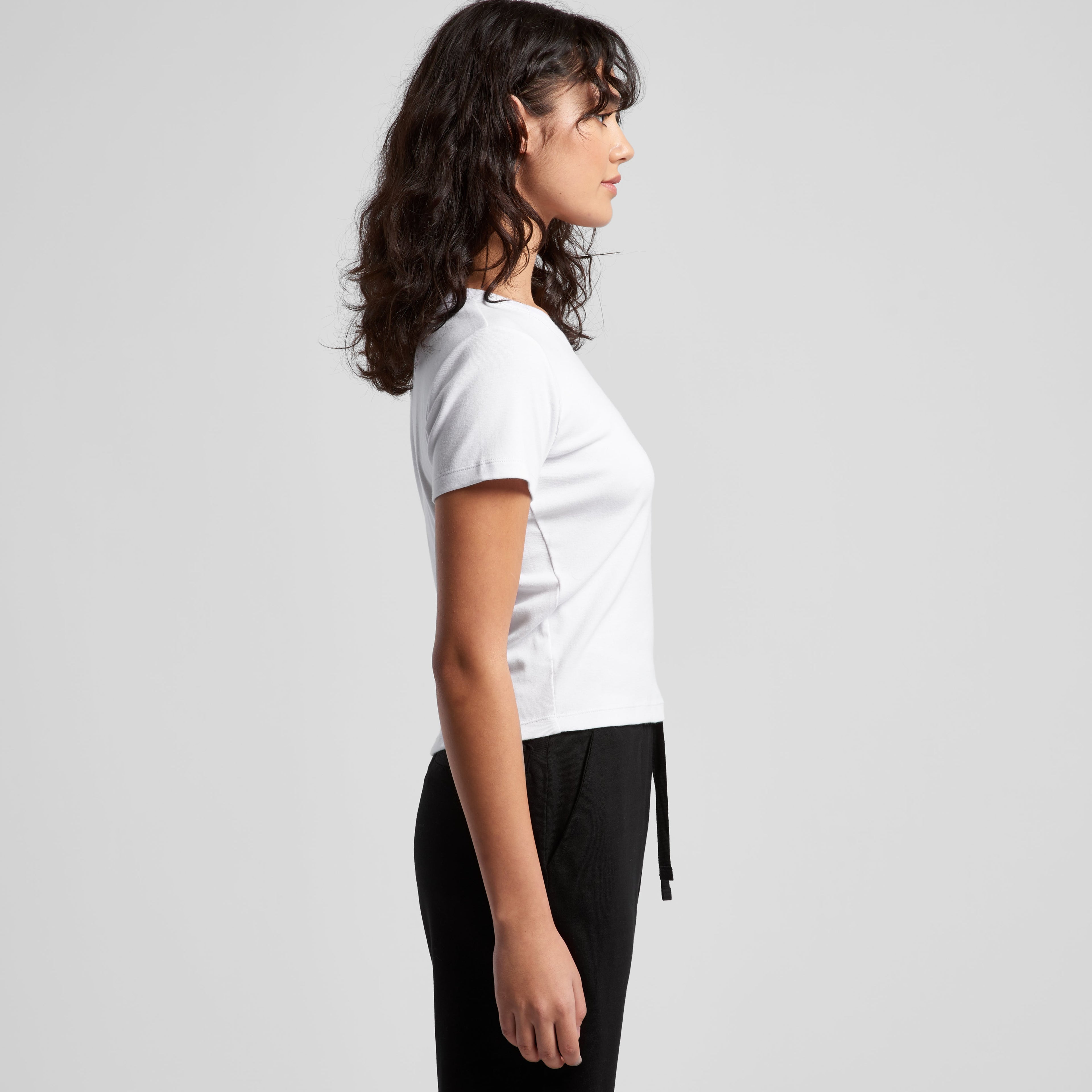 Women's Organic Rib Baby Tee | Arena Custom Blanks