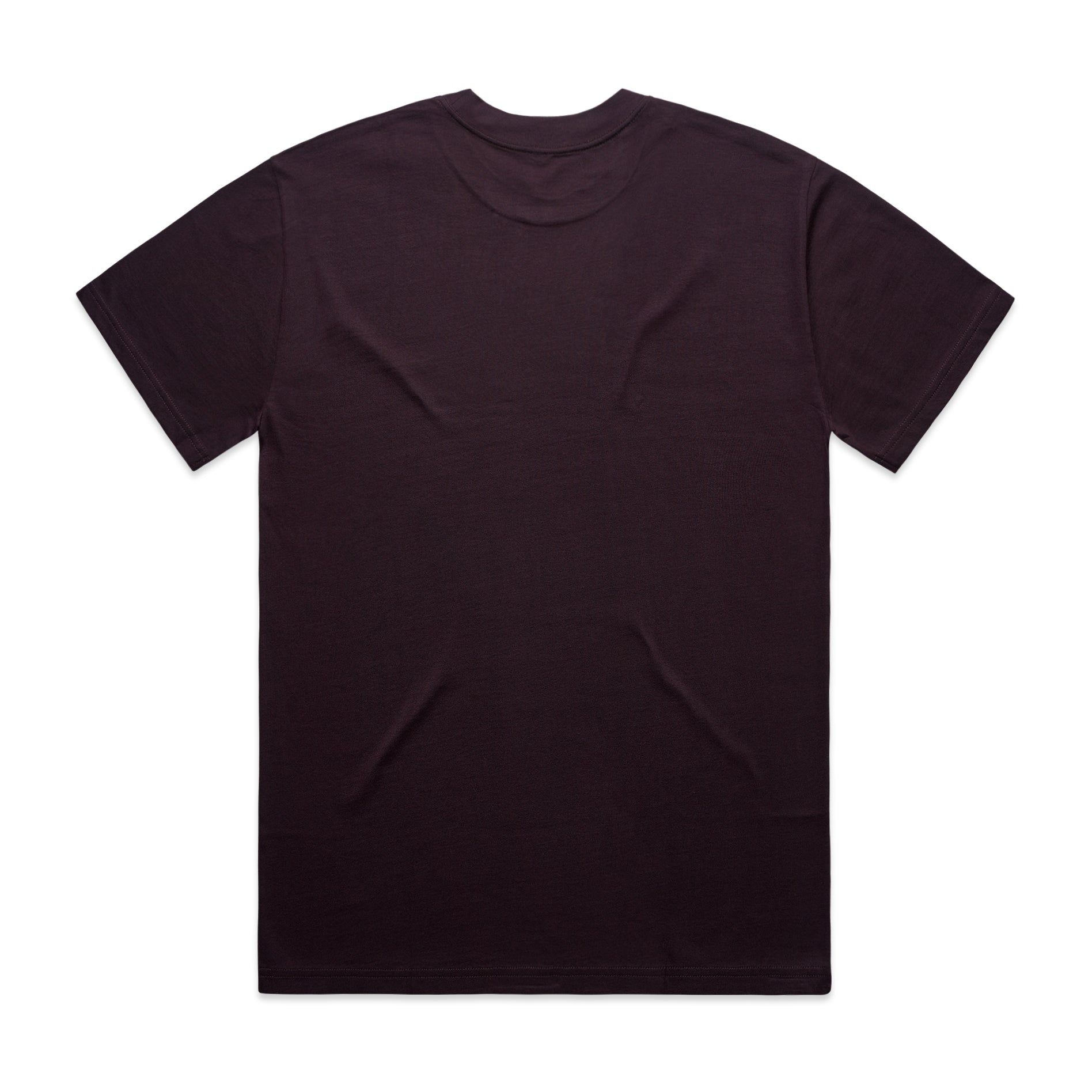 Men's Heavy Tee | Arena Custom Blanks - Arena Prints - Back - Plum - Purple