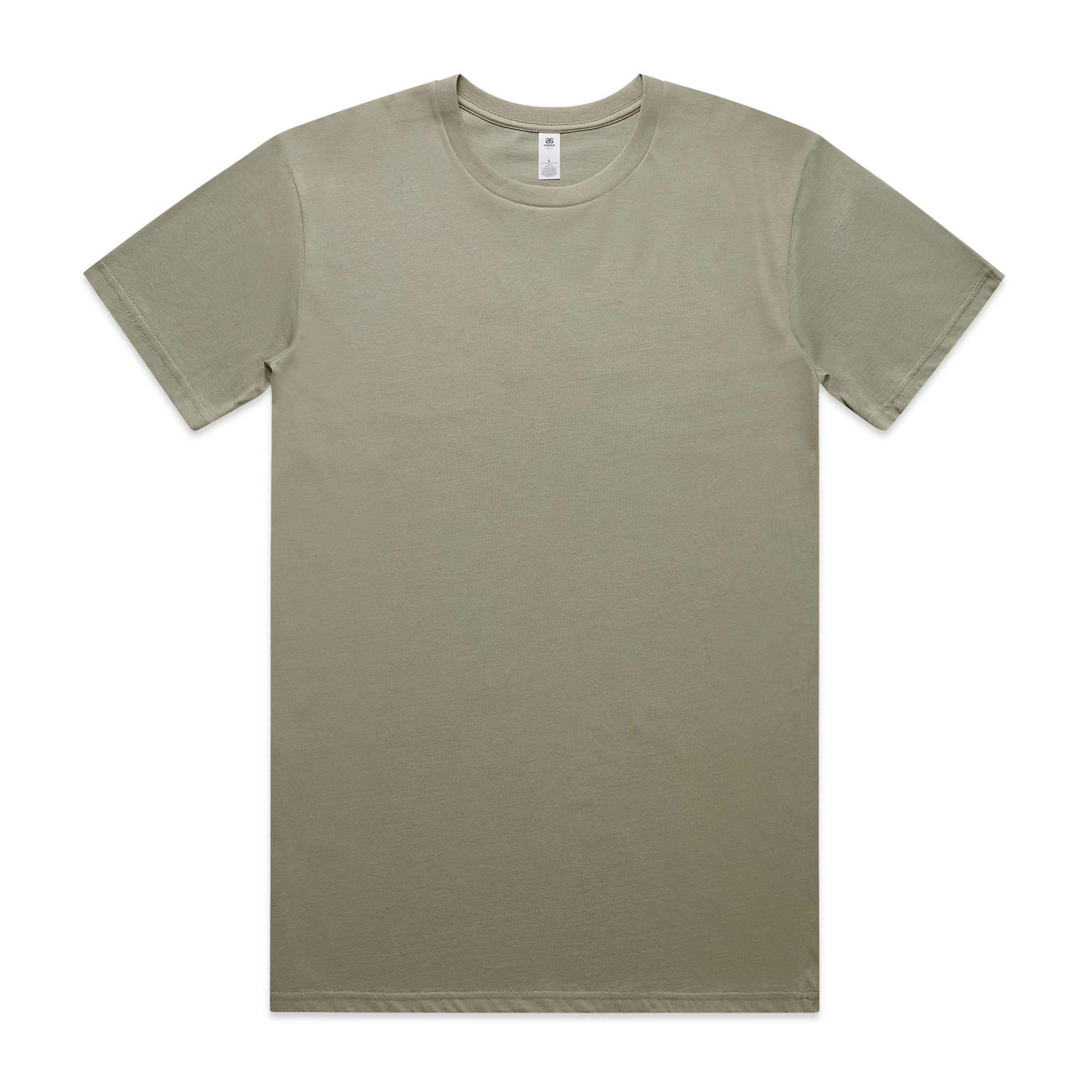 Men's Basic Tee Set B |  Arena Custom Blanks - Arena Prints - Front - Eucalyptus - Green
