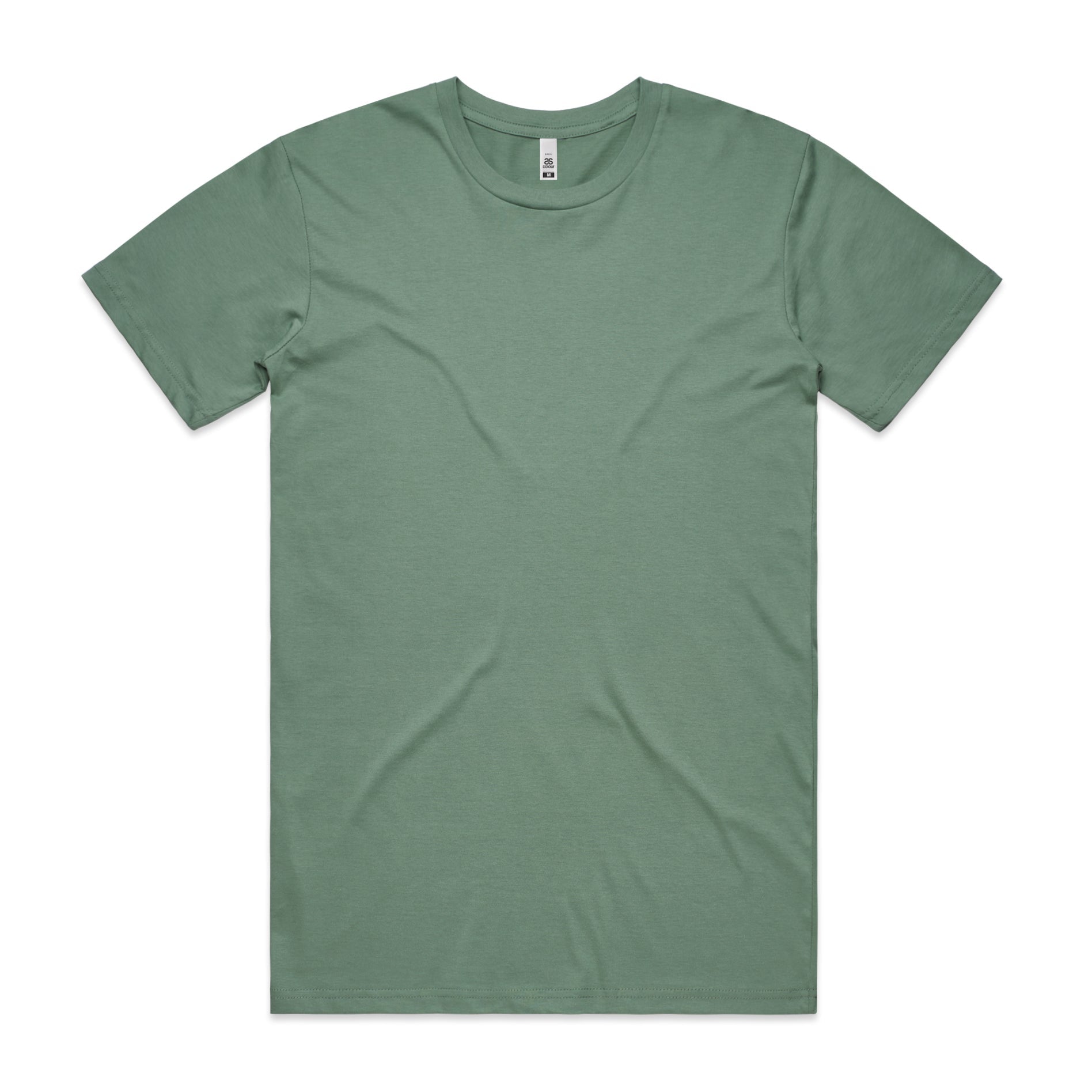 Men's Basic Tee Shirt Set A | Arena Custom Blanks - Arena Prints - Front - Sage - Green 