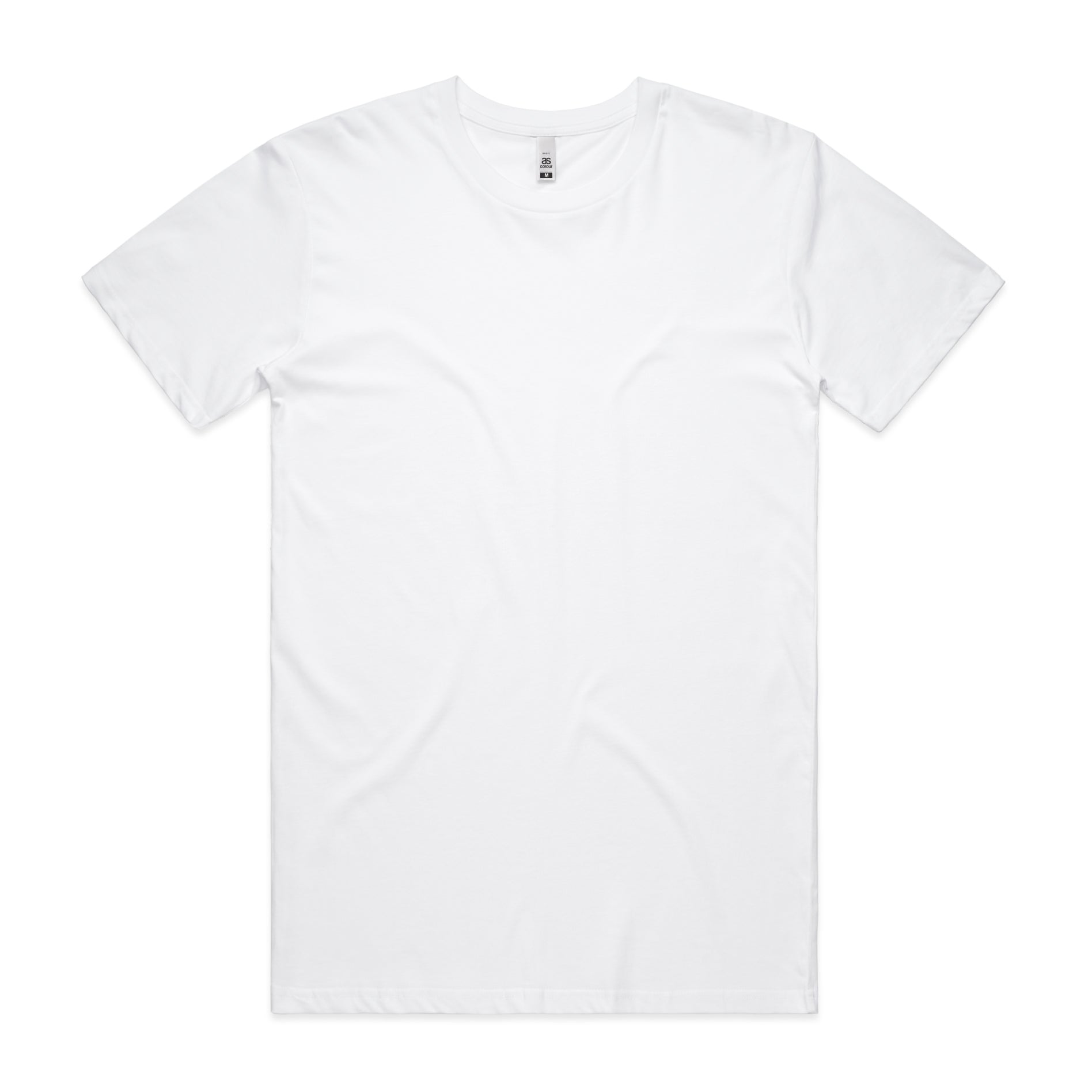 Men's Basic Tee Shirt Set A | Arena Custom Blanks - Arena Prints - Front - White