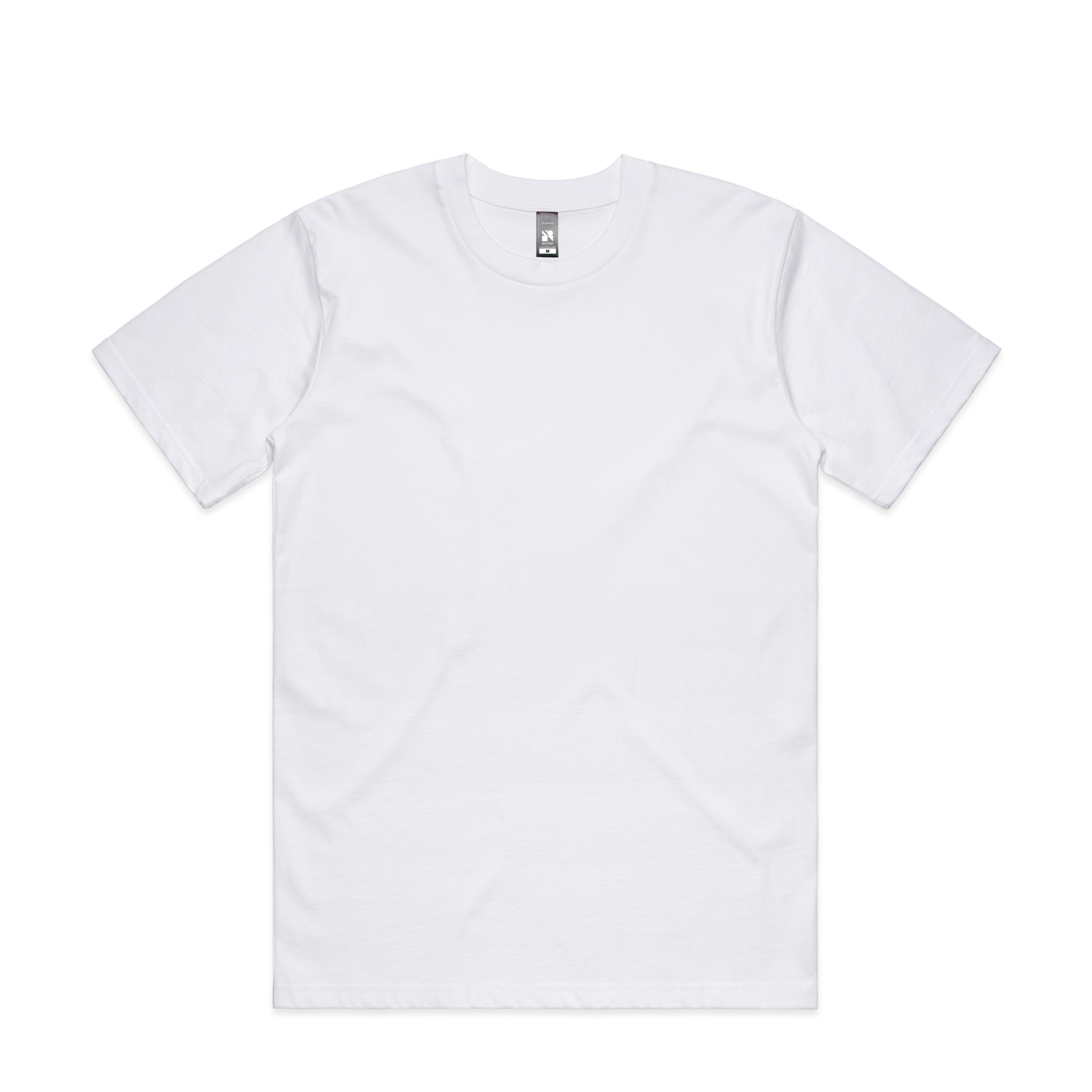 Men's Classic Minus Tee | Arena Custom Blanks - Arena Prints - Front - White