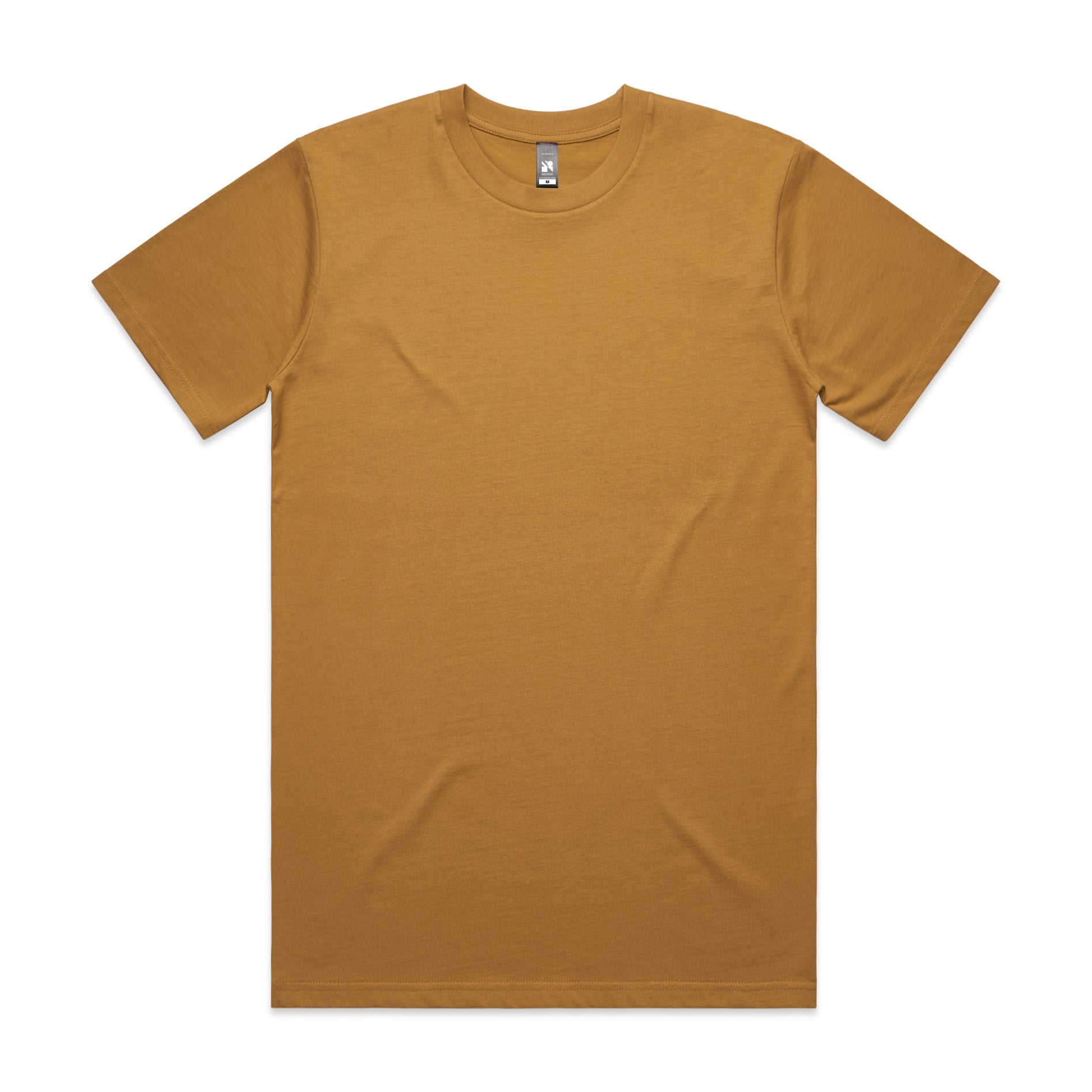 Men's Classic Tee Shirt Set A | Arena Custom Blanks - Arena Prints - Front  - Camel - Brown