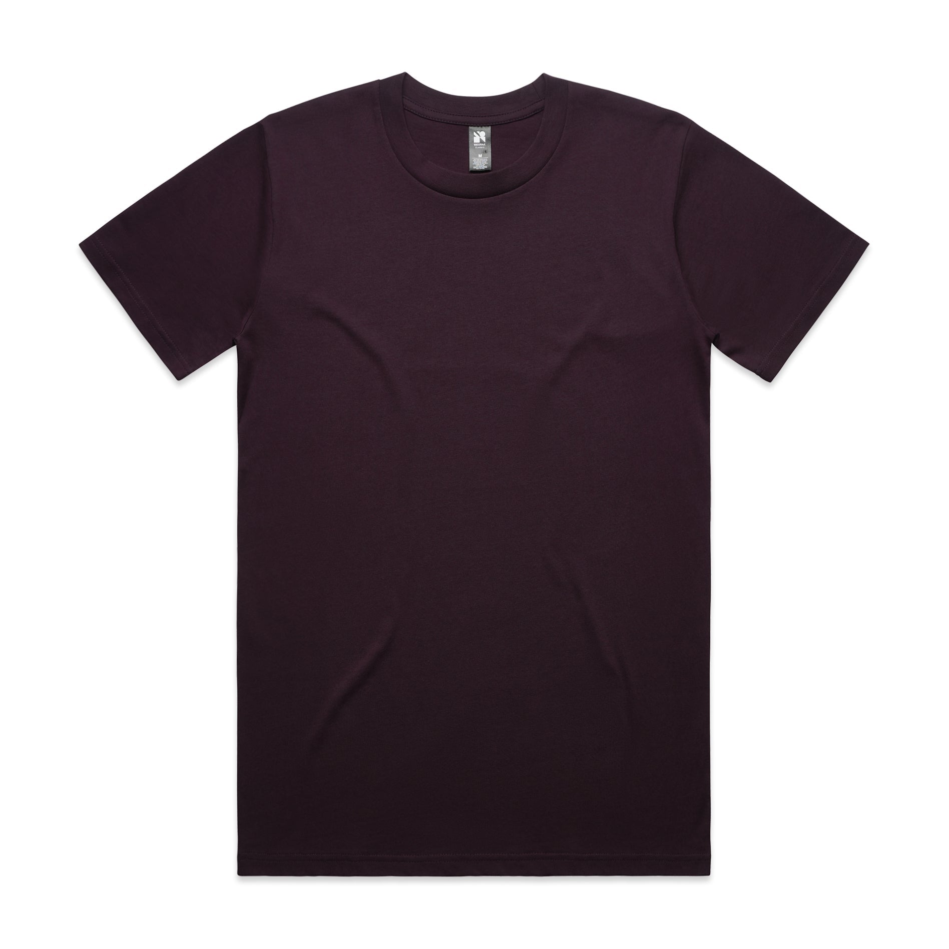Men's Classic Tee Shirt Set A | Arena Custom Blanks - Arena Prints - Front - Plum - Purple