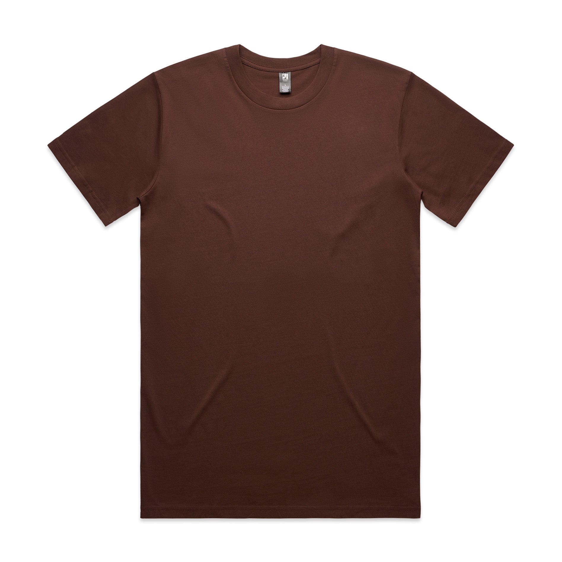 Men's Classic Tee Shirt Set B | Arena Custom Blanks - Arena Prints - Front - Chestnut - Brown 