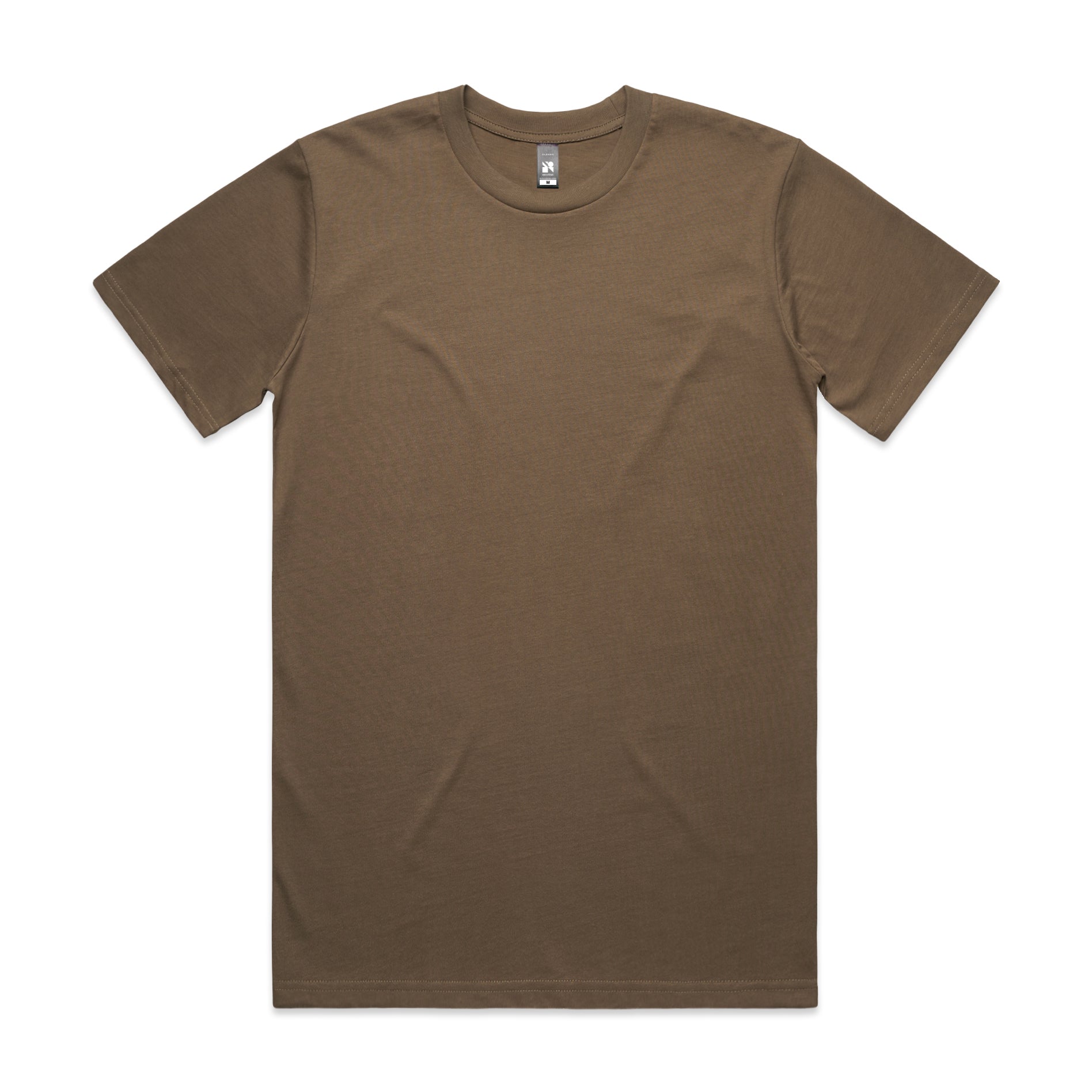 Men's Classic Tee Shirt Set B | Arena Custom Blanks - Arena Prints - Front - Walnut - Brown