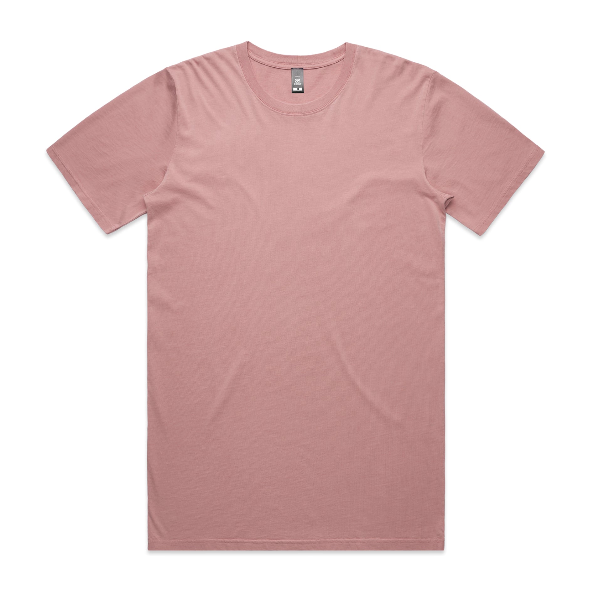 Men's Faded Tee Shirt |Arena Custom Blanks - Arena Prints - Front - Faded Rose - Pink
