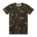 Men's Staple Camo Tee Shirt | Arena Custom Blanks - Arena Prints - Front - Camo - Green - Brown