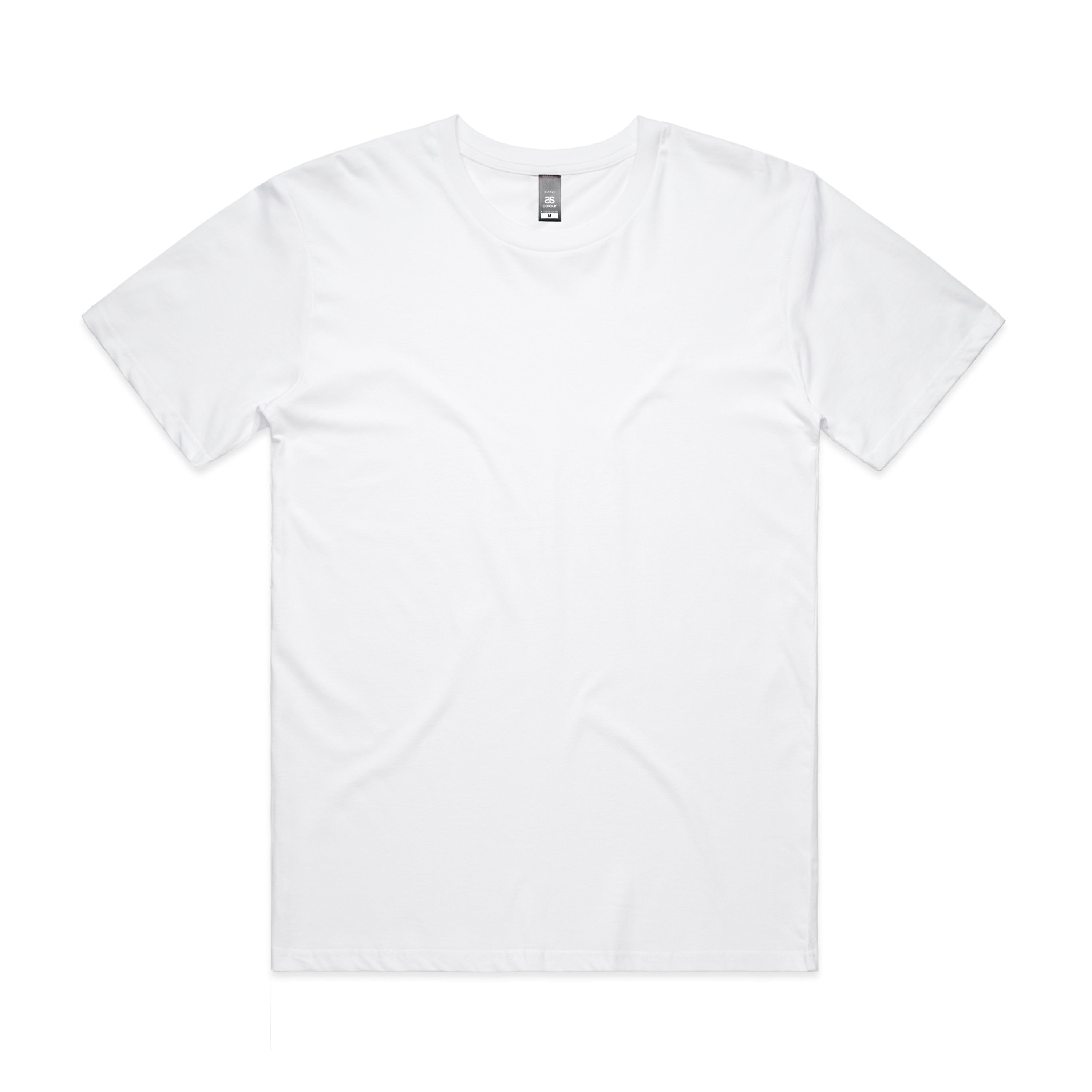 Men's Staple Minus Tee |Arena Custom Blanks - Arena Prints - Front - White