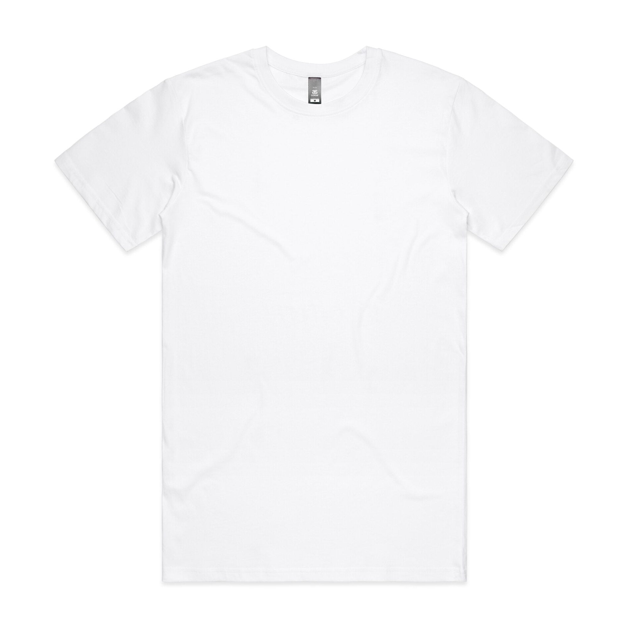 Men's Staple Plus Tee Shirt |  Arena Custom Blanks - Arena Prints - Front - White