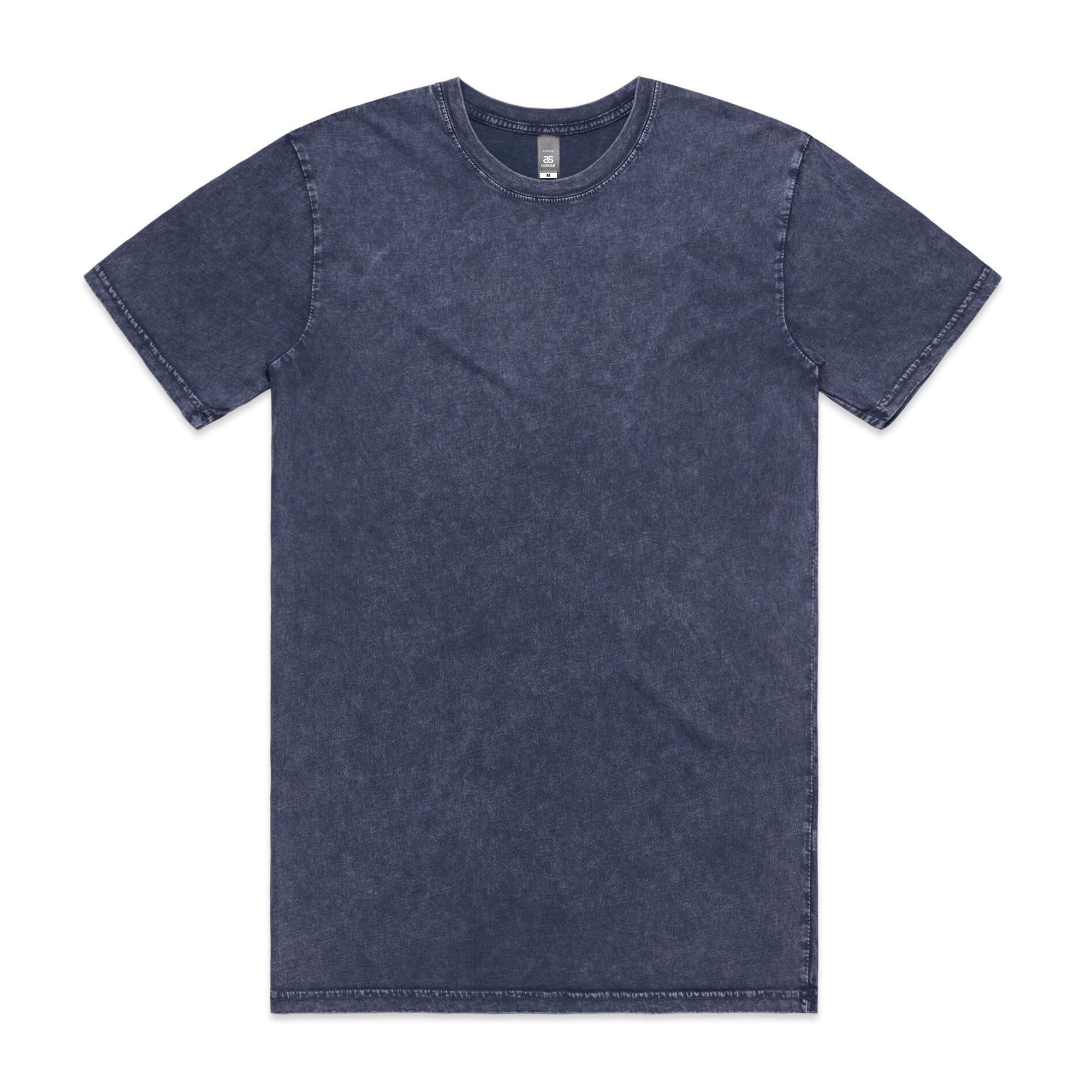 Men's  Staple Stone Wash Tee |  Arena Custom Blanks - Arena Prints - Front - Blue Stone - Blue