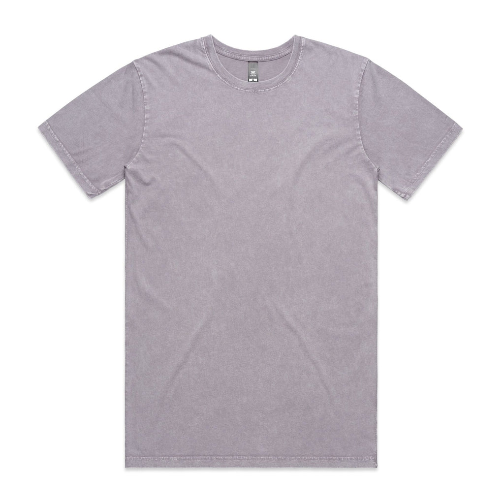Men's  Staple Stone Wash Tee |  Arena Custom Blanks - Arena Prints - Front - Orchid Stone - Purple
