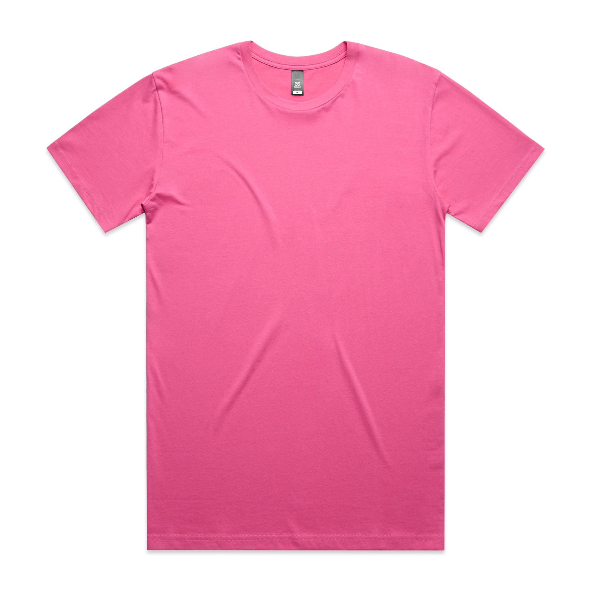 Men's Staple Tee | Arena Custom Blanks - Arena Prints - Front - Charity Pink - Pink