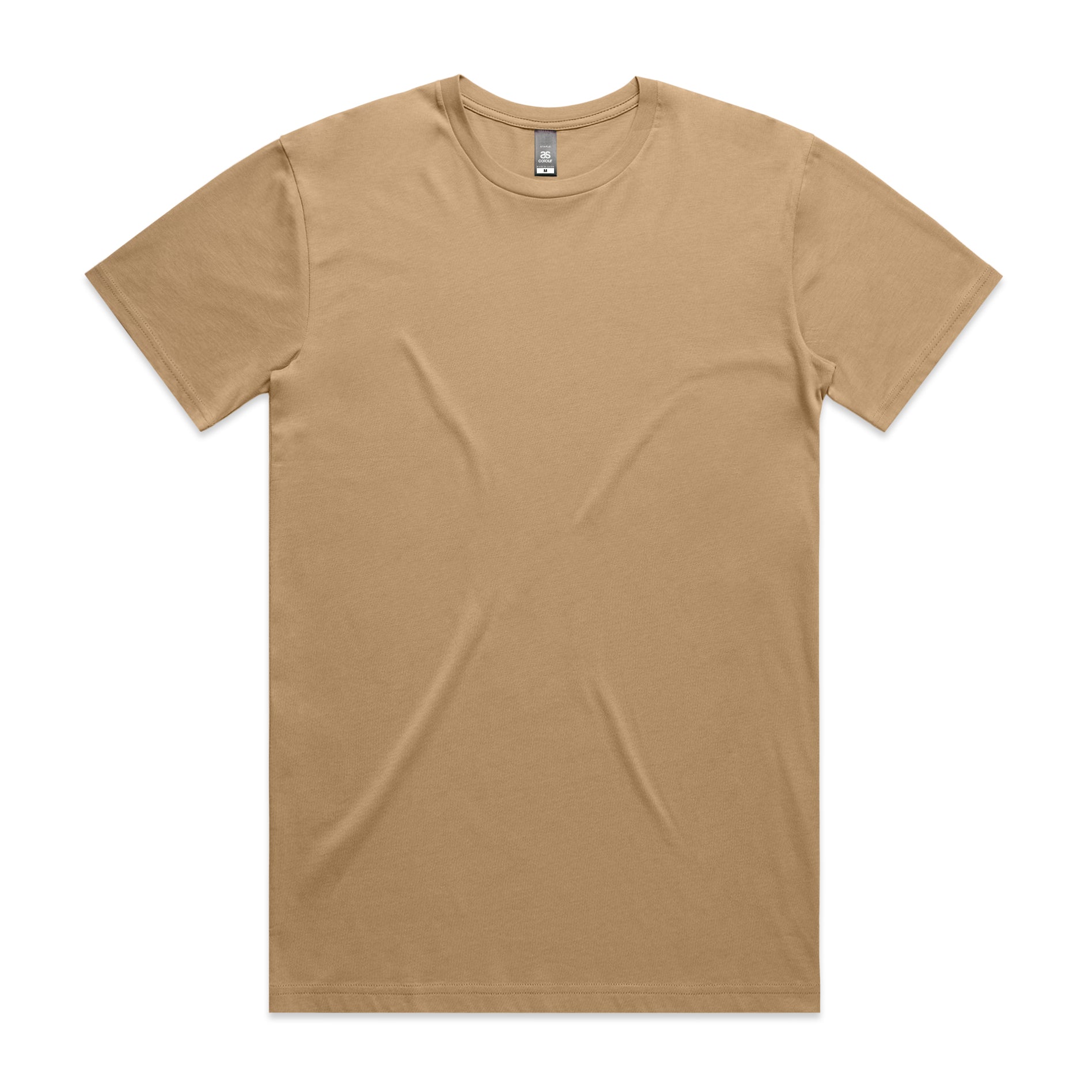 Men's Staple Tee | Arena Custom Blanks - Arena Prints - Front - Khaki - Tan 