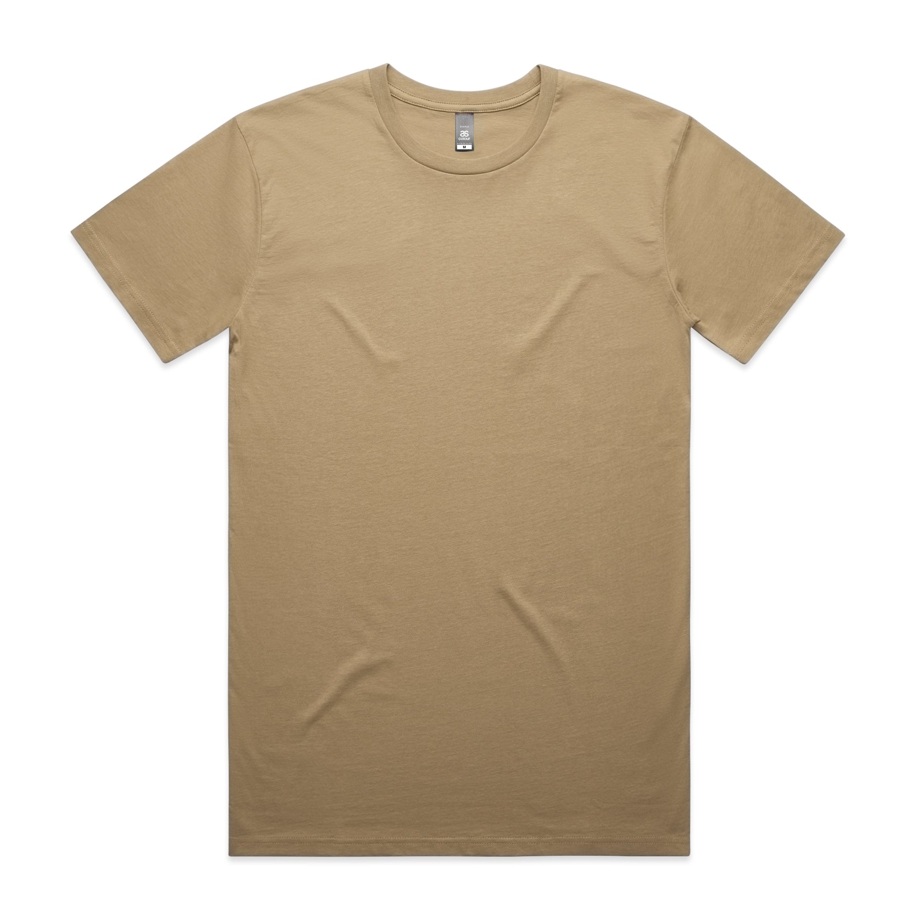 Men's Staple Tee | Arena Custom Blanks - Arena Prints - Front - Sand - Brown