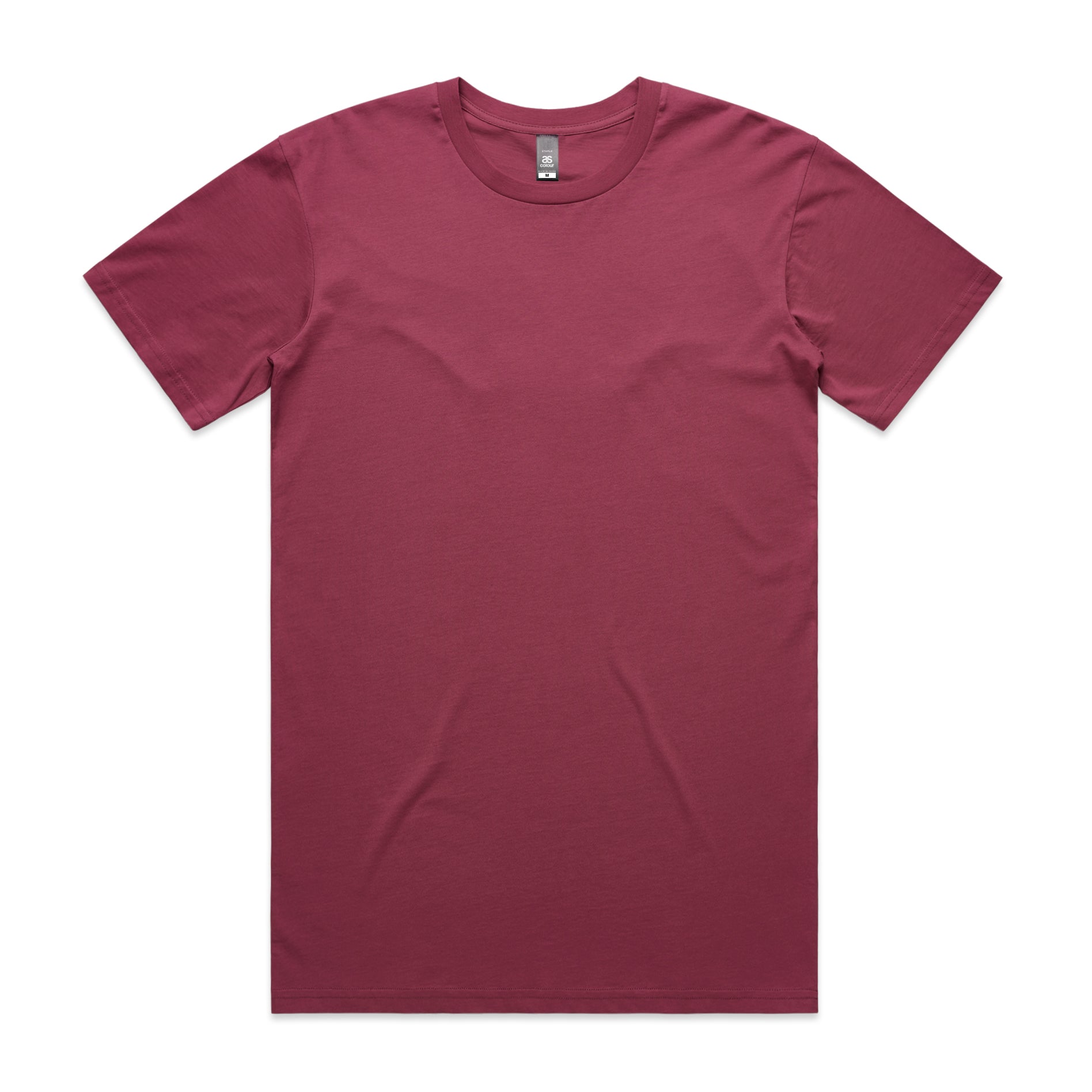 Men's Staple Tee | Arena Custom Blanks - Arena Prints - Front - Berry - Red