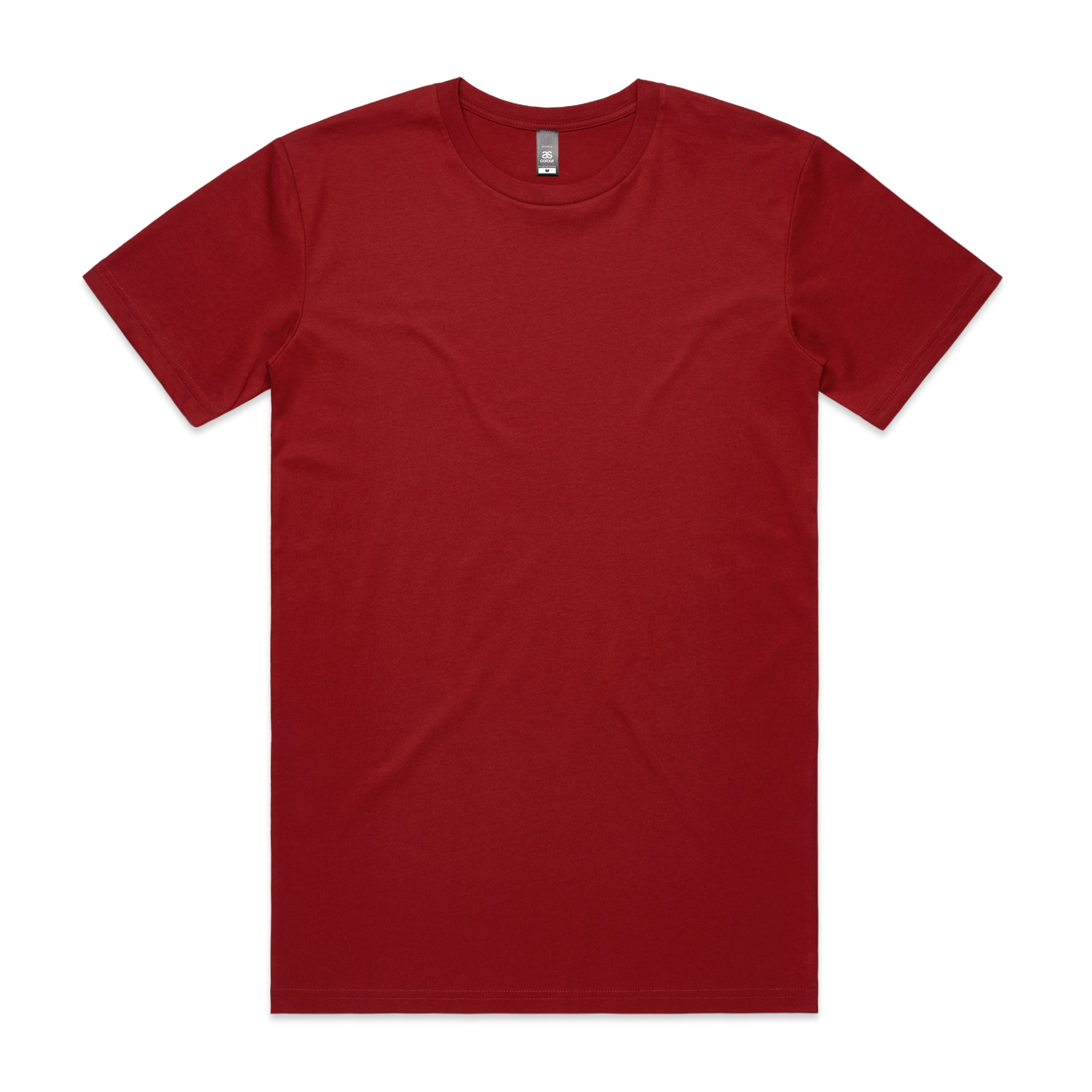 Men's Staple Tee | Arena Custom Blanks - Arena Prints - Front - Cardinal - Red