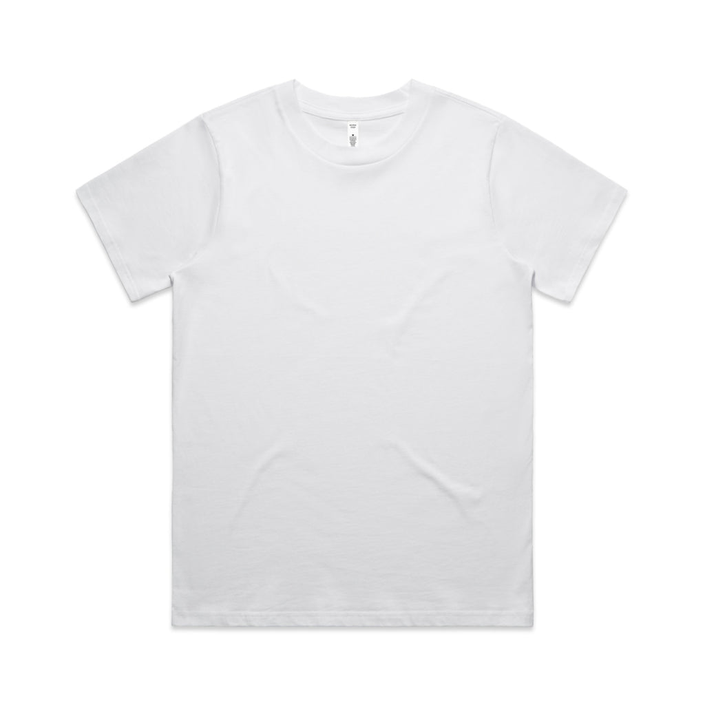 Women’s Classic Tee | Custom Blanks - Arena Prints - Front - White