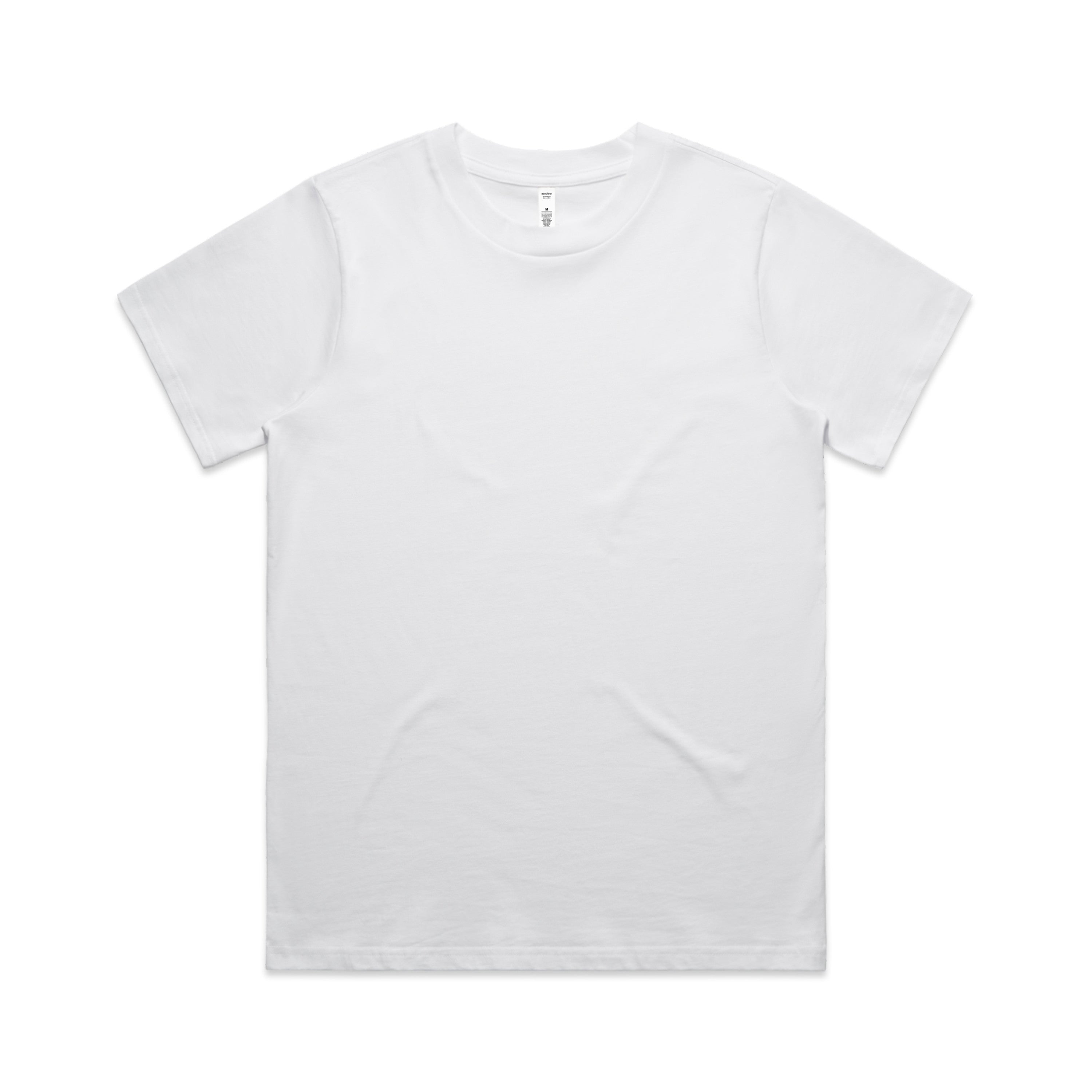 Women’s Classic Tee | Custom Blanks - Arena Prints - Front - White