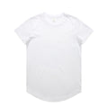 Women's Maple Curve Tee | Arena Custom Blanks - Arena Prints - Front - White