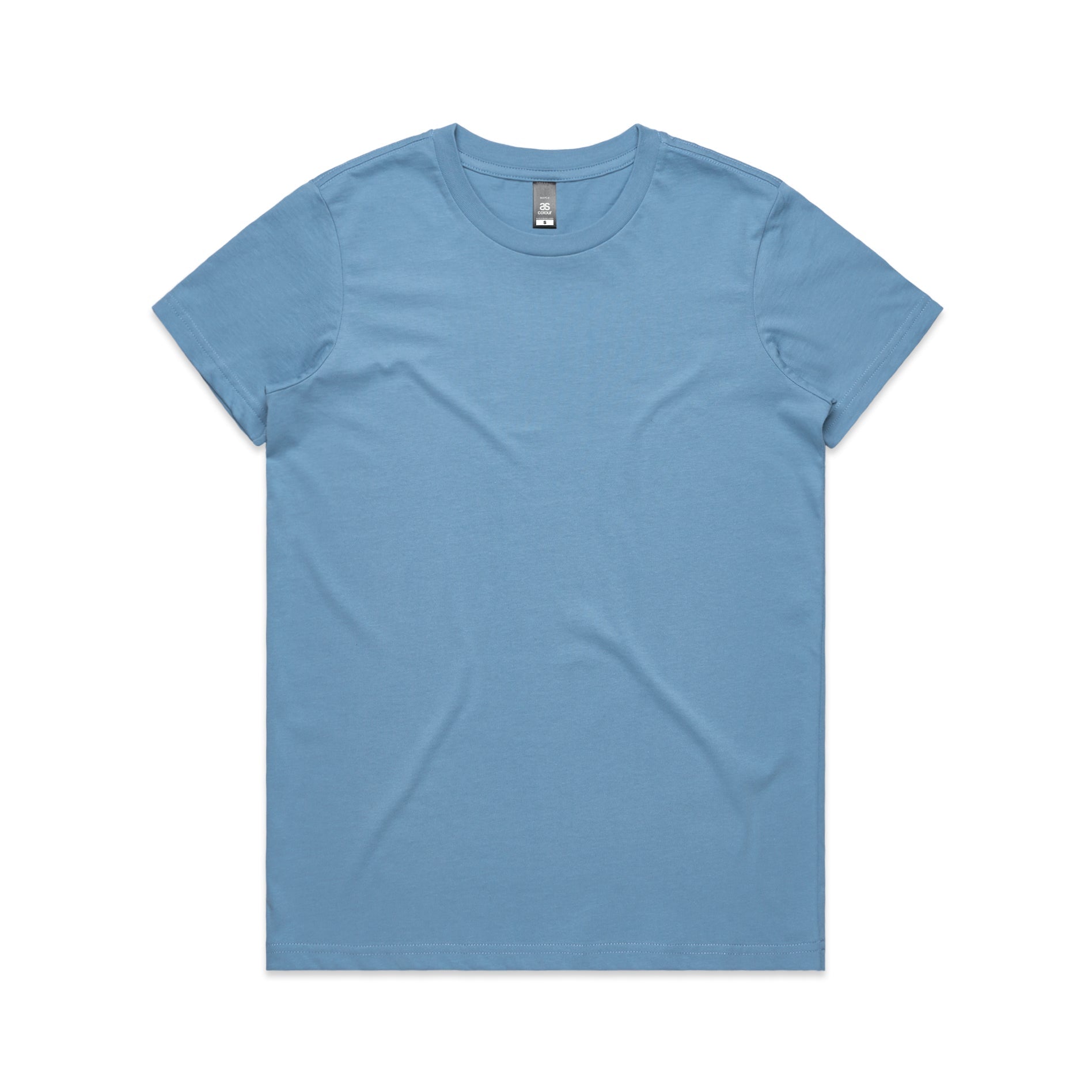 Women's Maple Tee Shirt | Arena Custom Blanks - Arena Prints - Front  - Carolina Blue - Blue