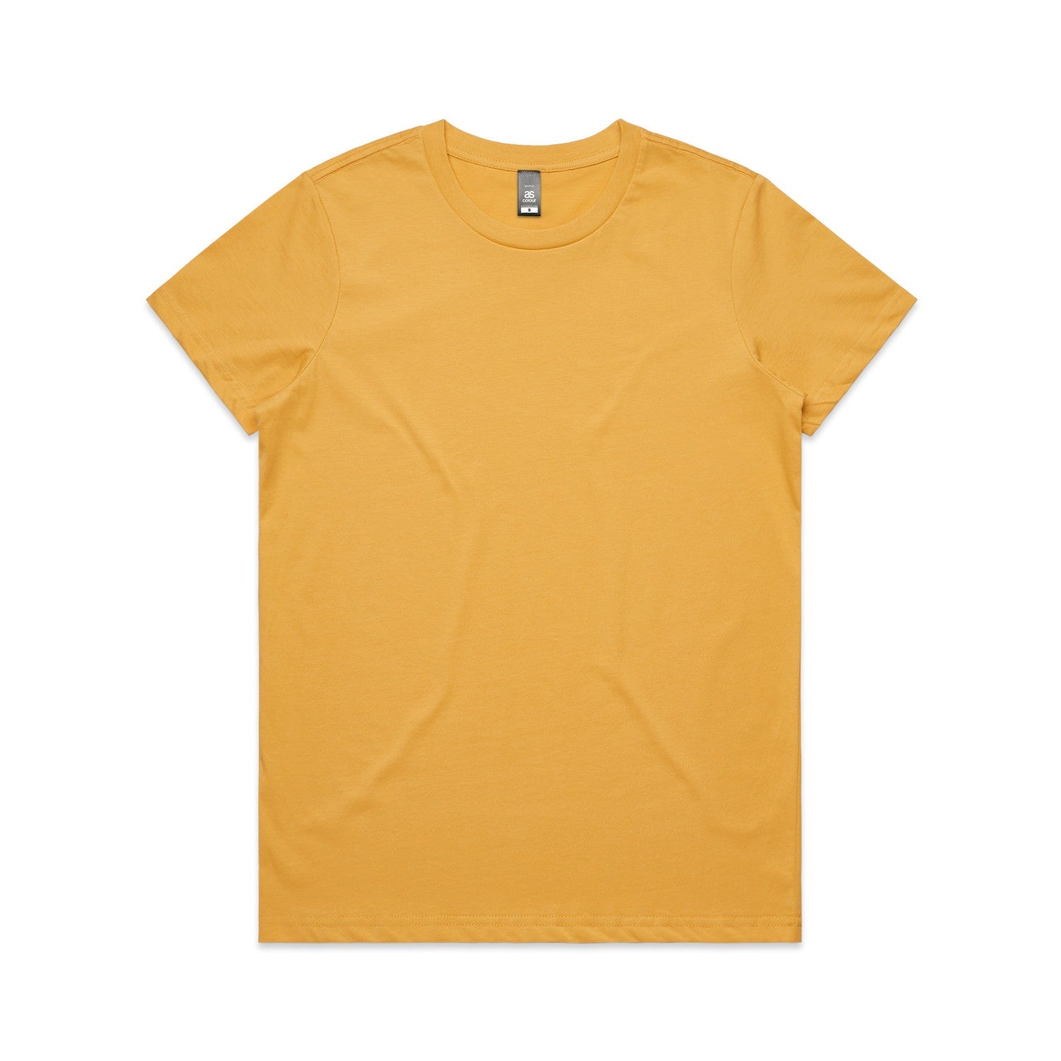 Women's Maple Tee Shirt | Arena Custom Blanks - Arena Prints - Front - Mustard - Yellow