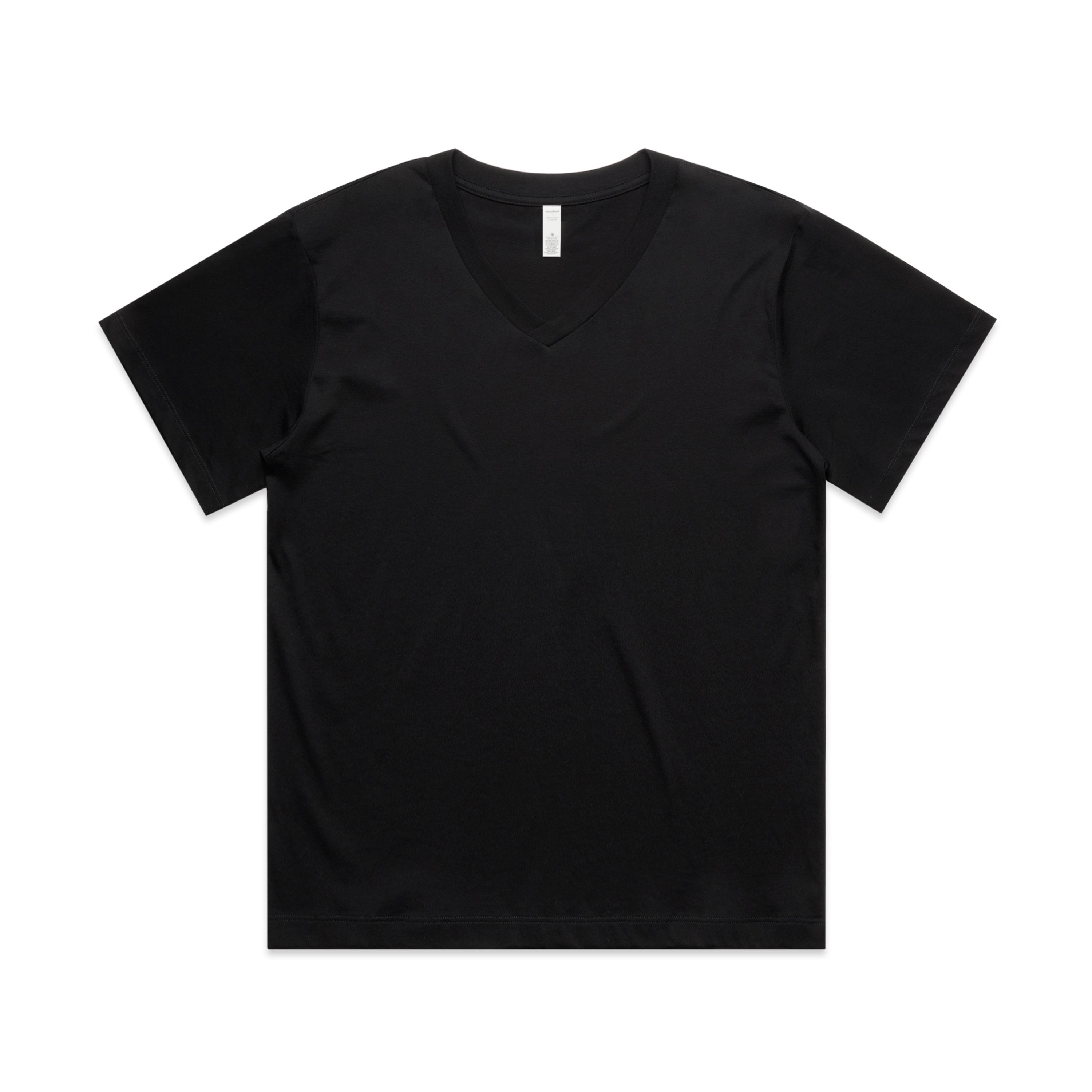 Women's Martina V Neck Tee | Arena Custom Blanks - Arena Prints - Front - Black