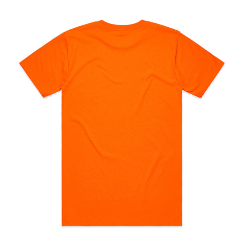 Block Safety Tee | Arena Custom Blanks - Arena Prints - Back - Safety Orange - Orange 
