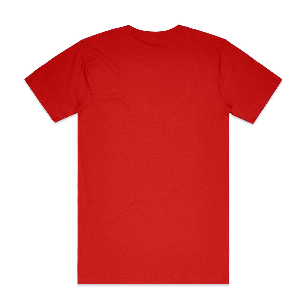 Block Tee| Arena Custom Blanks - Arena Prints - Back - Red