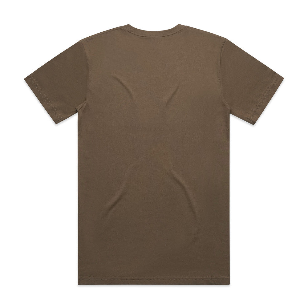 Block Tee| Arena Custom Blanks - Arena Prints - Back - Walnut - Brown