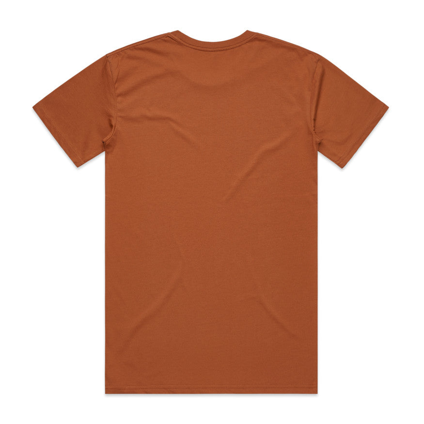 Men's Basic Tee Set B |  Arena Custom Blanks - Arena Prints - Back - Copper - Orange