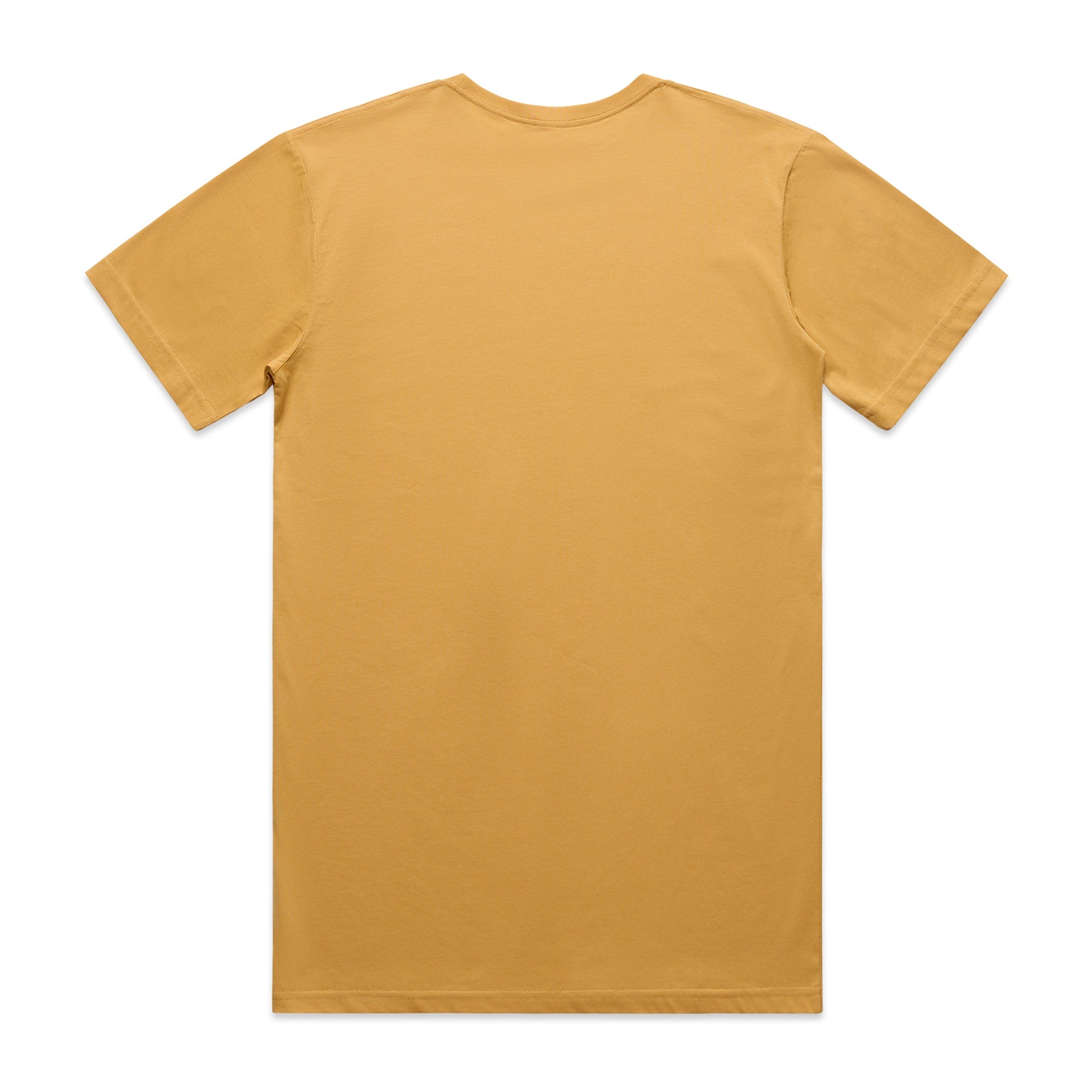 Men's Basic Tee Set B |  Arena Custom Blanks - Arena Prints - Back - Mustard - Yellow