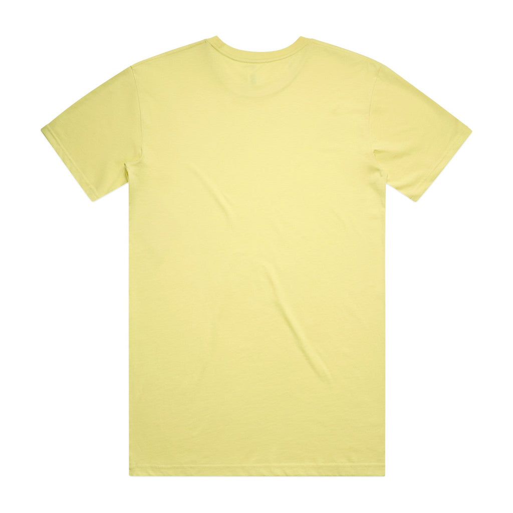 Men's Basic Tee Set C |  Arena Custom Blanks - Arena Prints - Back - Lemonade - Yellow