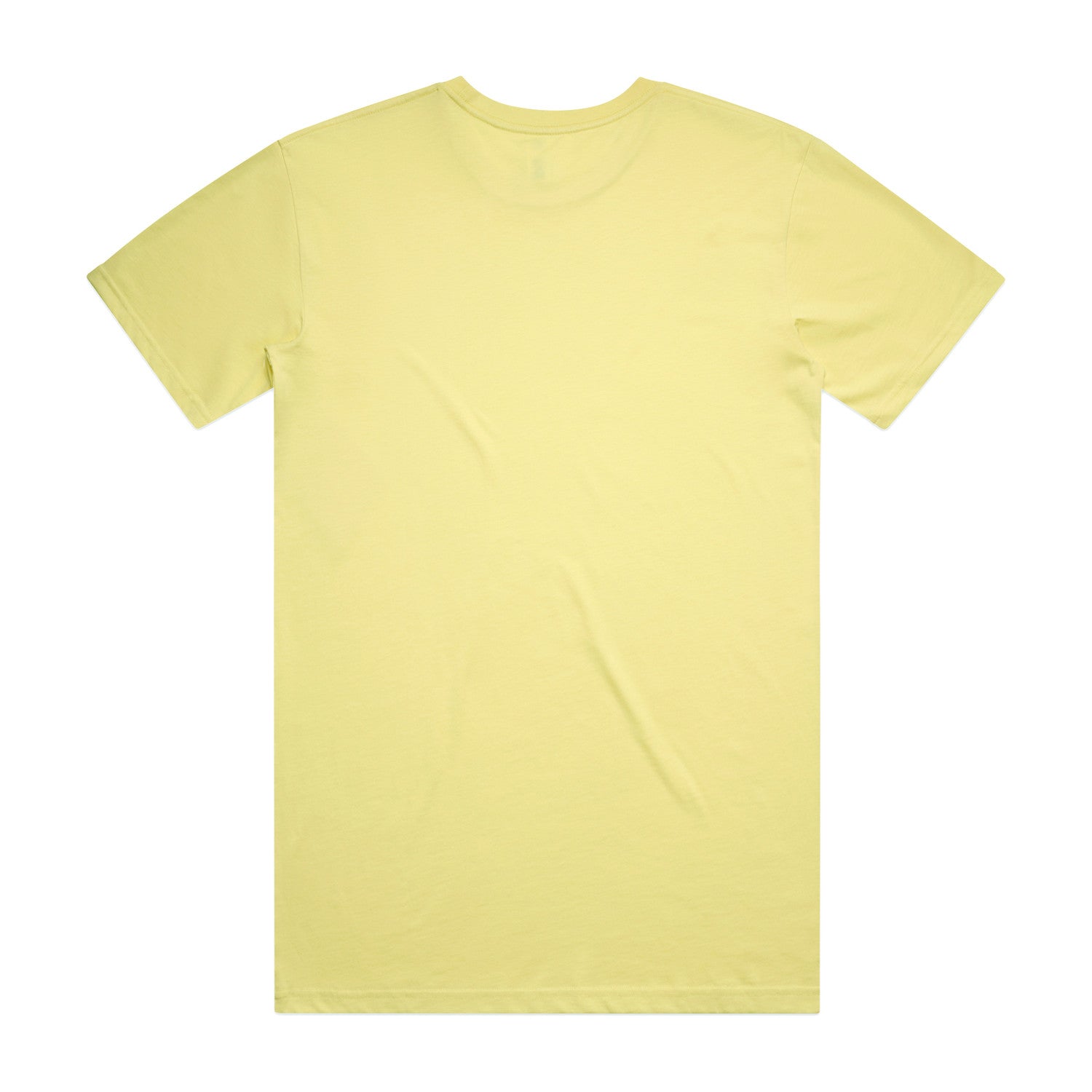 Men's Basic Tee Set C |  Arena Custom Blanks - Arena Prints - Back - Lemonade - Yellow