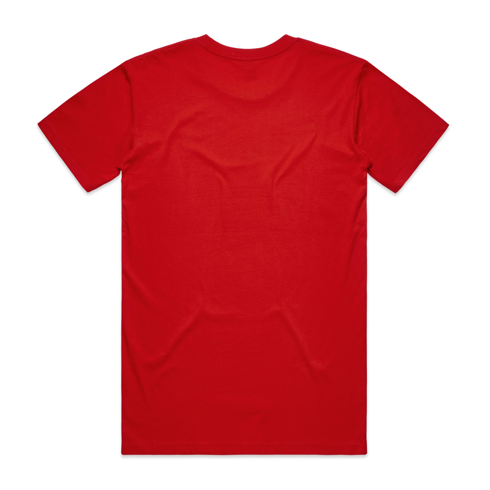 Men's Basic Tee Shirt Set A | Arena Custom Blanks - Arena Prints - Back - Red