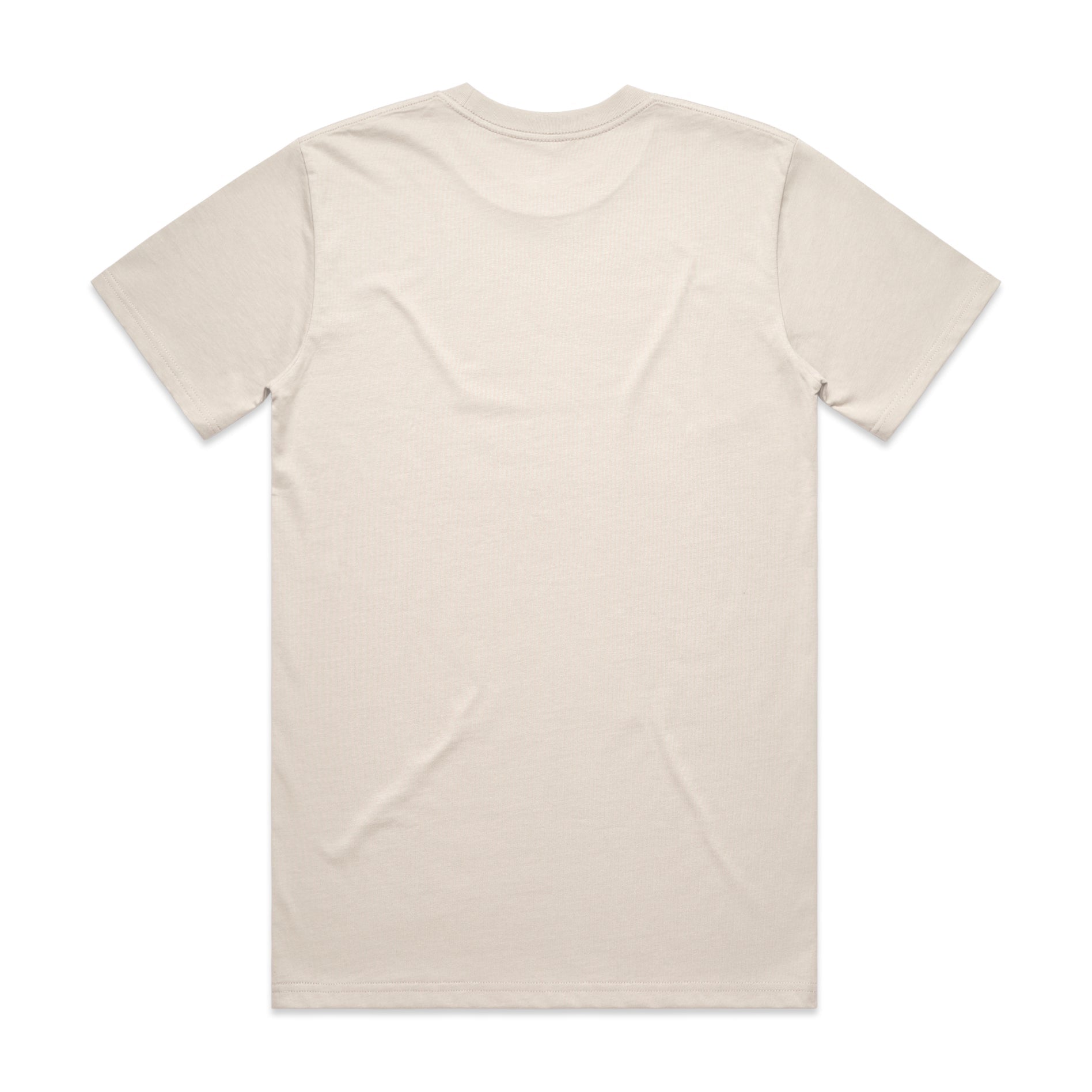 Men's Classic Pocket Tee Shirt | Arena Custom Blanks - Arena Prints - Back - Bone - Cream