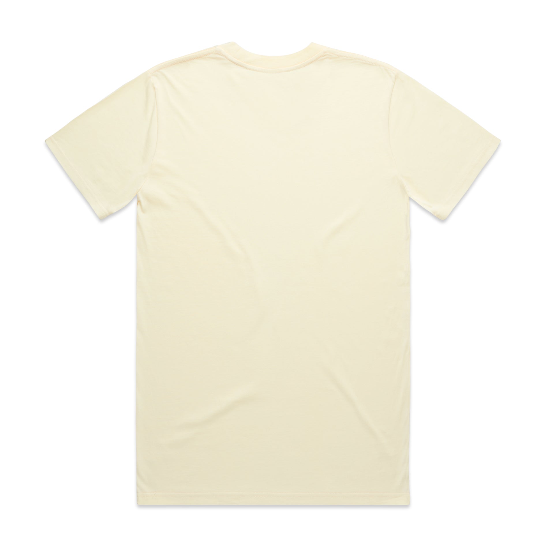 Men's Classic Tee Shirt Set A | Arena Custom Blanks - Arena Prints - Back - Butter - Cream