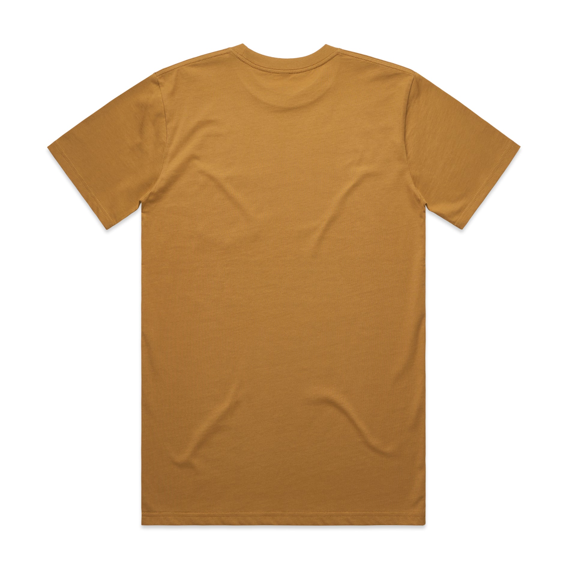 Men's Classic Tee Shirt Set A | Arena Custom Blanks - Arena Prints - Back   - Camel - Brown