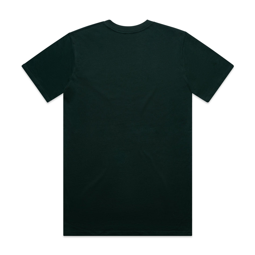 Men's Classic Tee Shirt Set A | Arena Custom Blanks - Arena Prints - Back - Pine Green - Green 