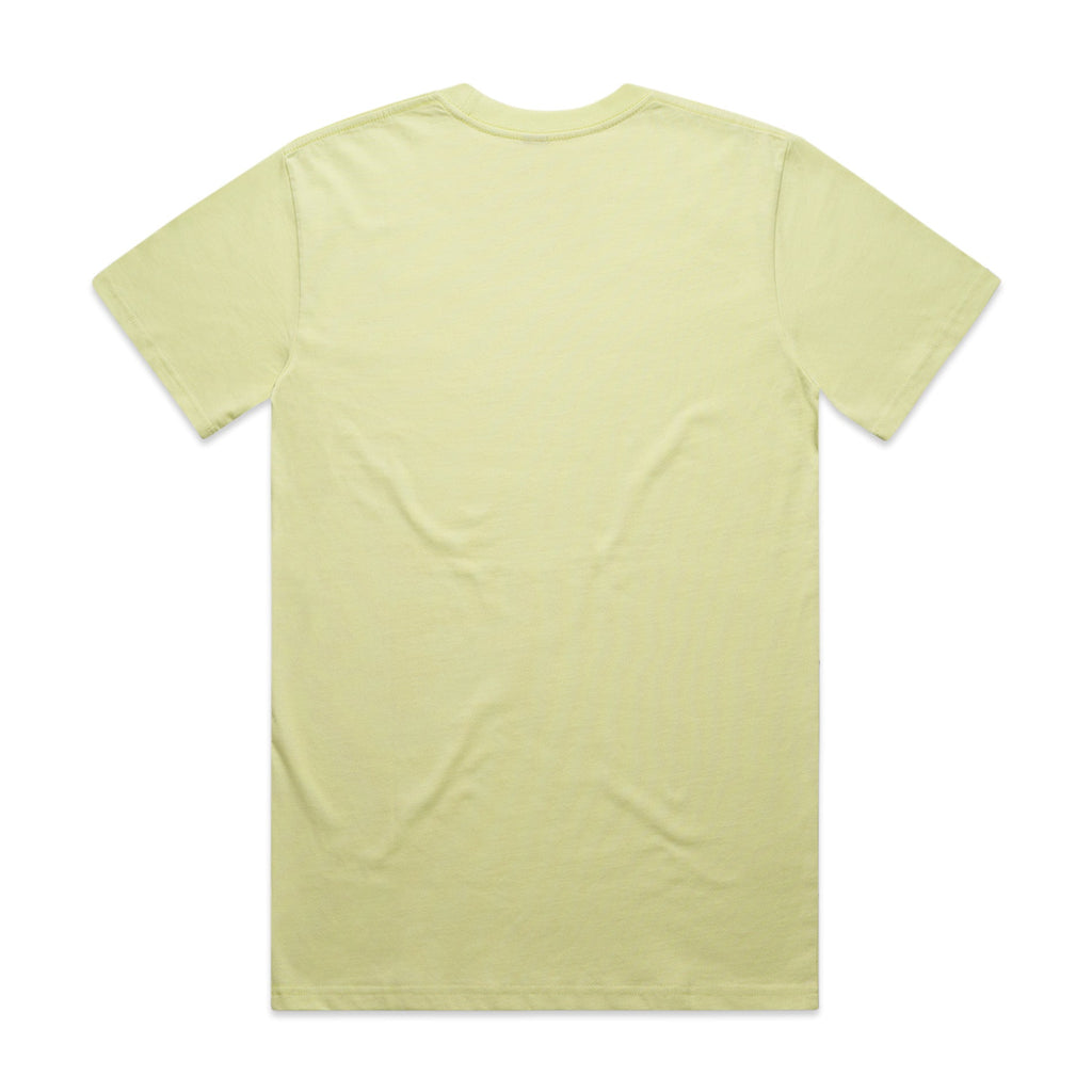 Men's Classic Tee Shirt Set B | Arena Custom Blanks - Arena Prints - Back - Lime - Yellow