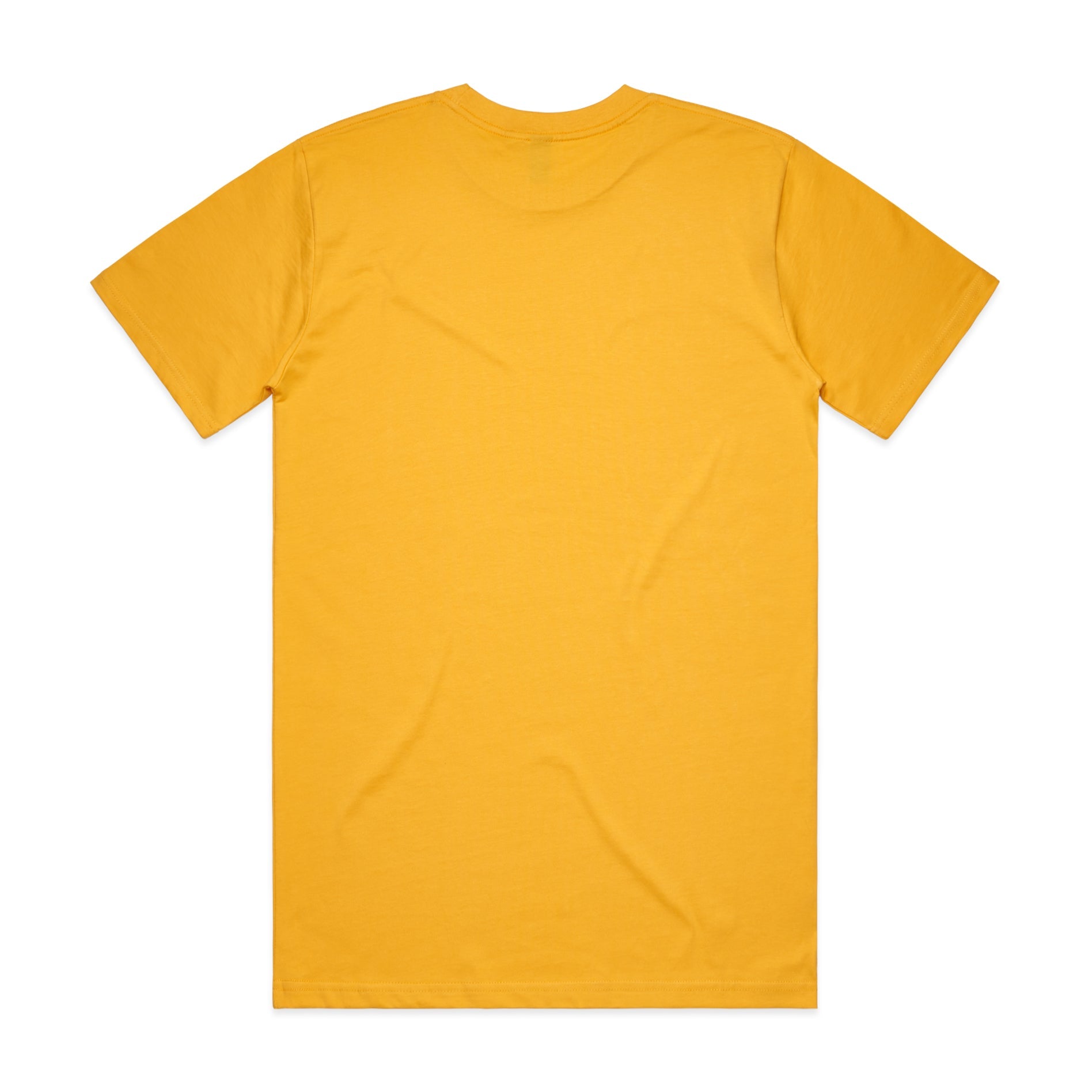 Men's Classic Tee Shirt Set B | Arena Custom Blanks - Arena Prints - Back - Yellow 