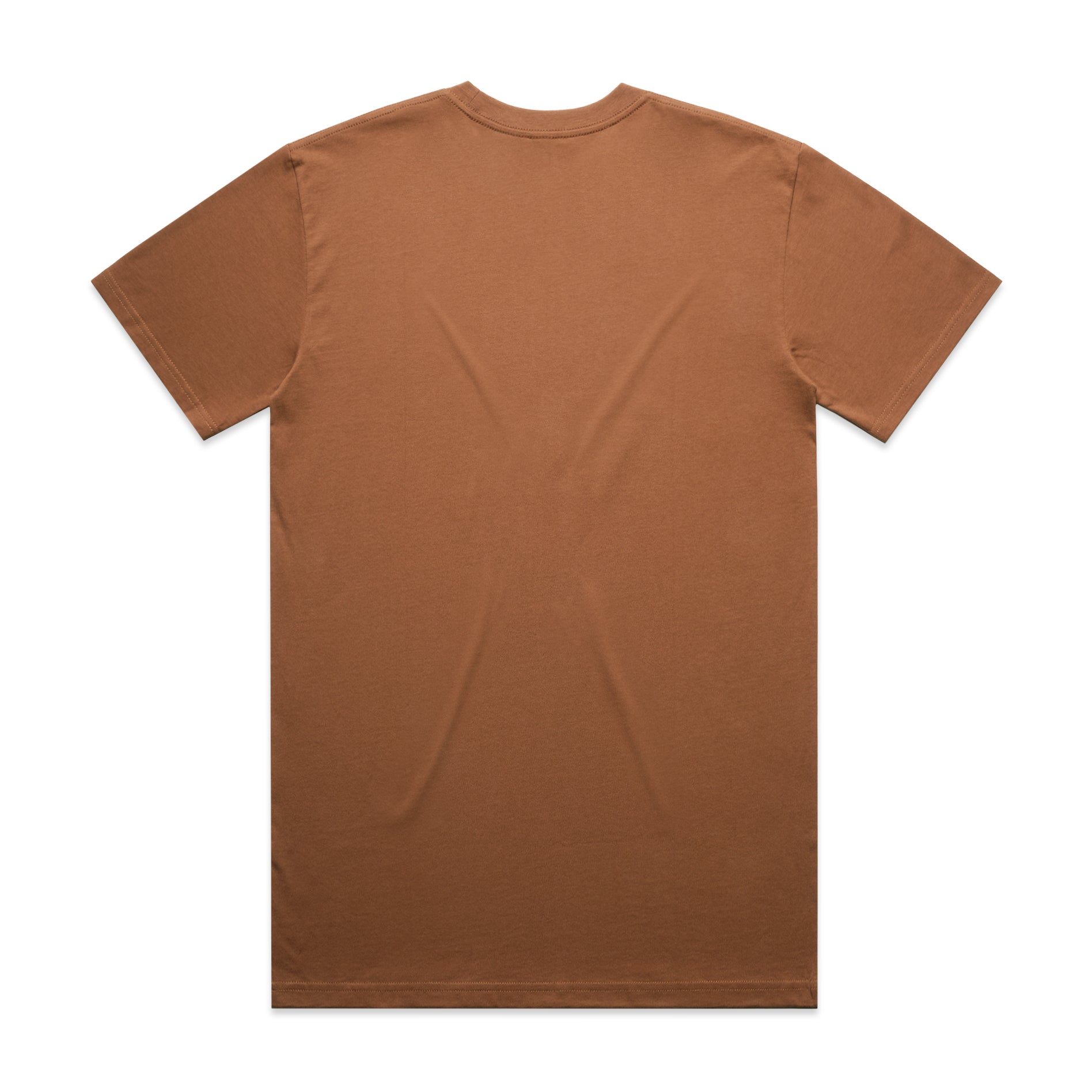 Men's Classic Tee Shirt Set C | Arena Custom Blanks - Arena Prints - Back - Cocoa - Brown