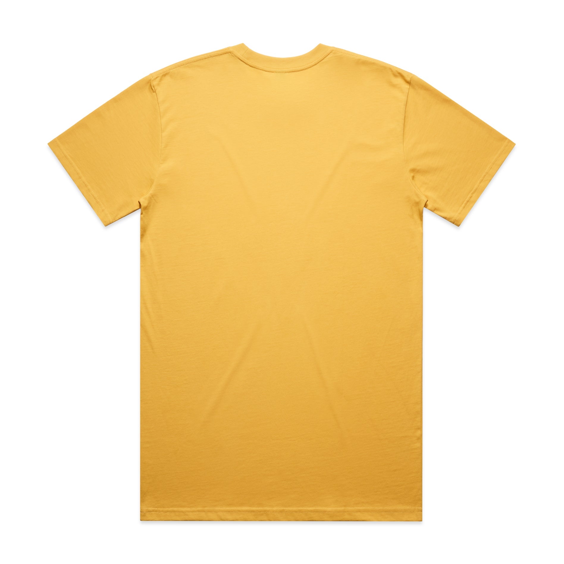 Men's Classic Tee Shirt Set C | Arena Custom Blanks - Arena Prints - Back - Sunset - Yellow 