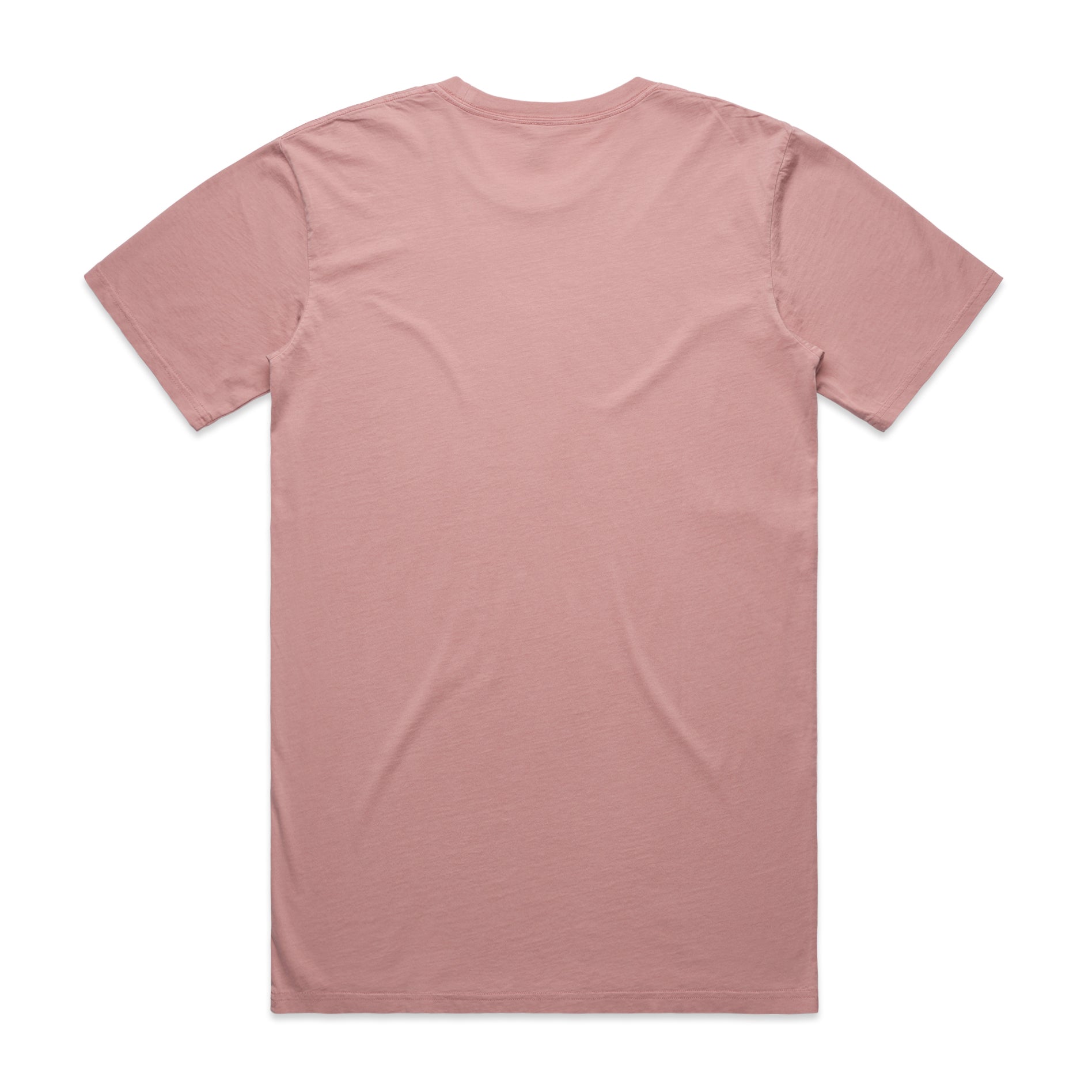 Men's Faded Tee Shirt |Arena Custom Blanks - Arena Prints - Back - Faded Rose - Pink