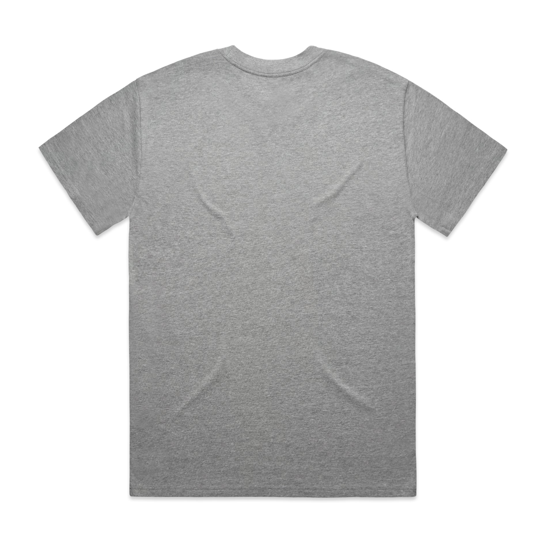 Men's Heavy Tee | Arena Custom Blanks - Arena Prints - Back - Athletic Heather - Grey
