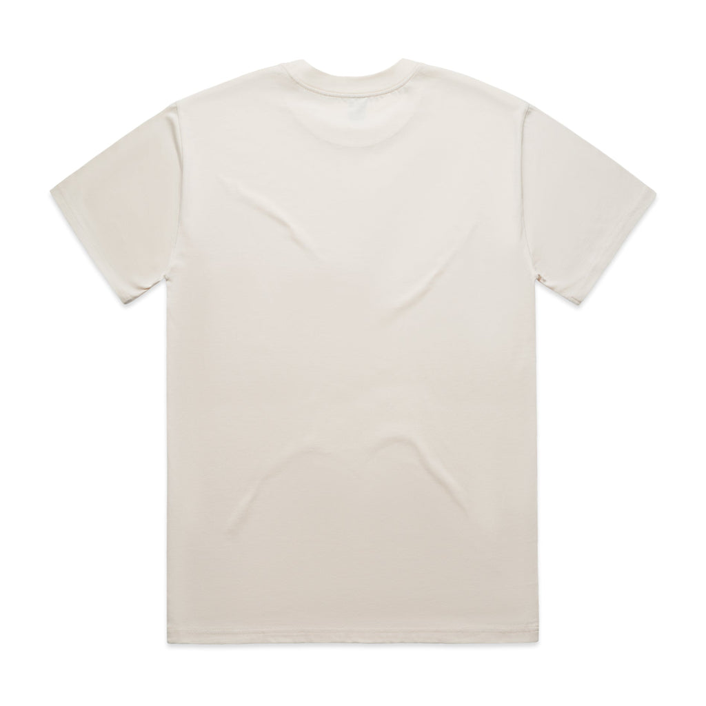 Men's Heavy Tee | Arena Custom Blanks - Arena Prints - Back - Ecru - Cream