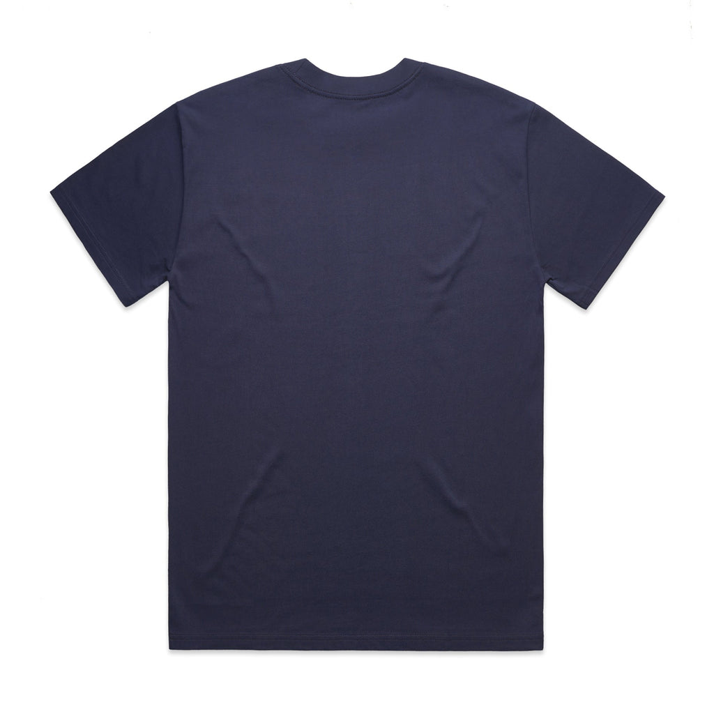 Men's Heavy Tee | Arena Custom Blanks - Arena Prints - Back - Midnight - Blue