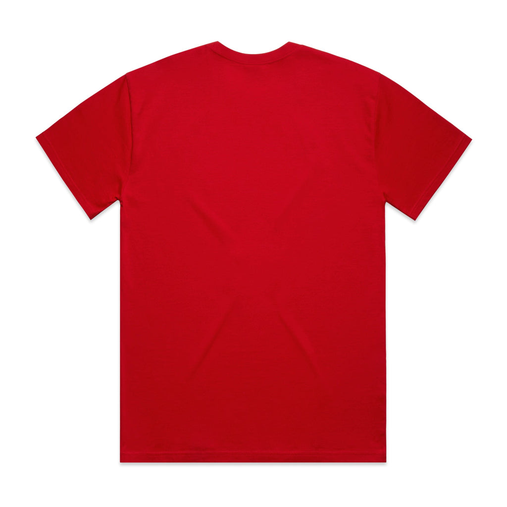 Men's Heavy Tee | Arena Custom Blanks - Arena Prints - Back - Red