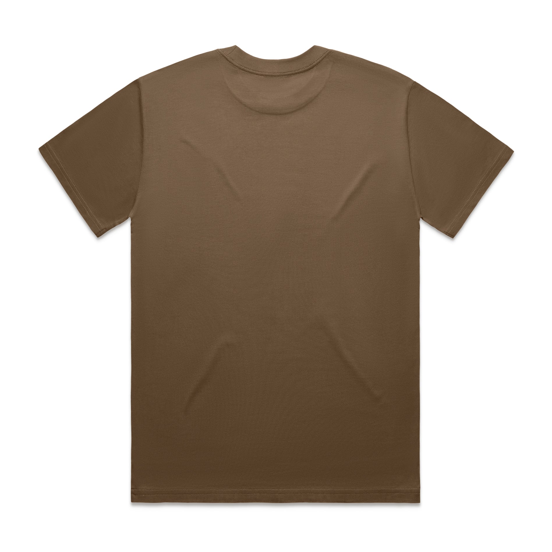 Men's Heavy Tee | Arena Custom Blanks - Arena Prints - Back - Walnut - Brown