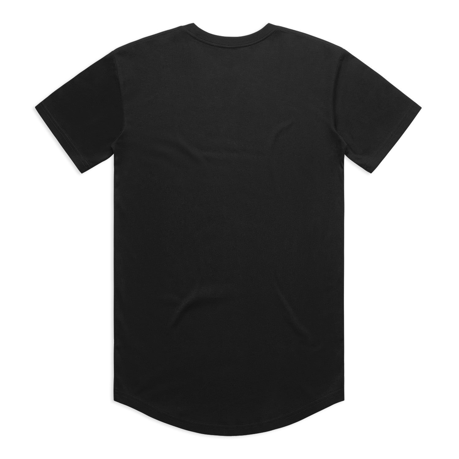 Men's Staple Curve Tee | Arena Custom Blanks - Arena Prints - Back - Black